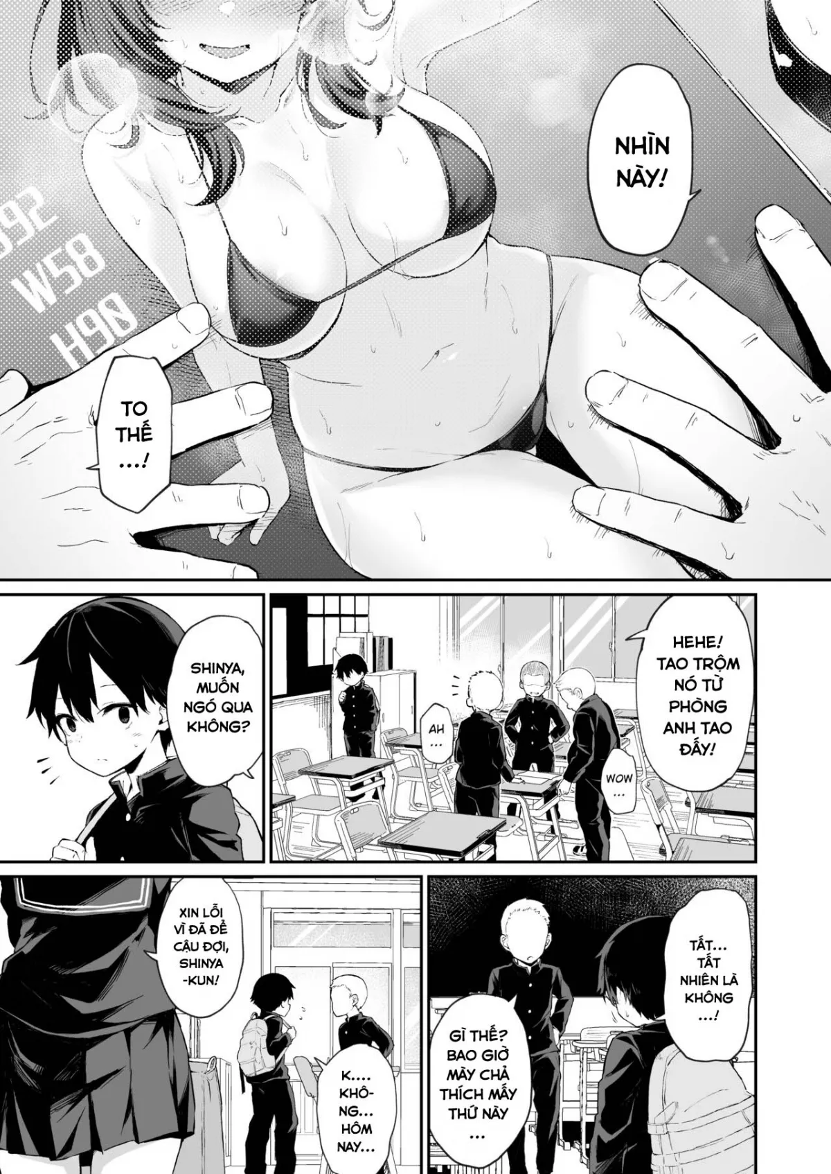 HentaiVN.net - Ảnh 3 - Bí mật dơ bẩn [Himitsu no Midara] - Oneshot