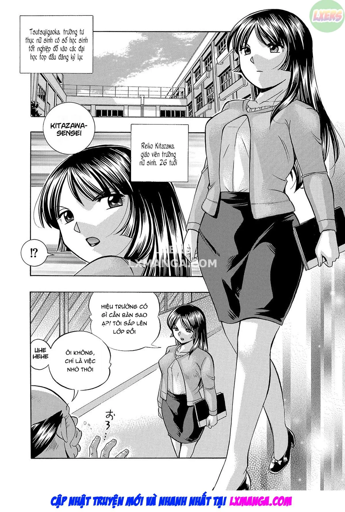 HentaiVN.net - Ảnh 14 - Female Teacher Reiko ~Schoolroom in Raunchy Hypnosis~ [Jokyoushi Reiko ~Saiin Choukyoushitsu~] - Chap 1
