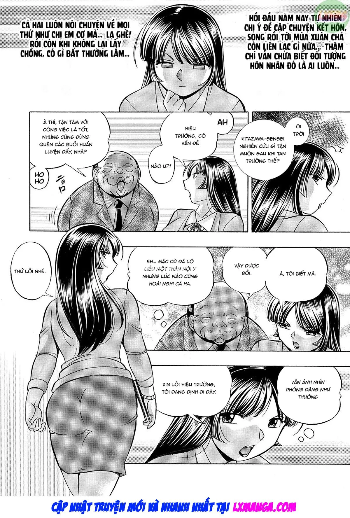 HentaiVN.net - Ảnh 6 - Female Teacher Reiko ~Schoolroom in Raunchy Hypnosis~ [Jokyoushi Reiko ~Saiin Choukyoushitsu~] - Chap 2