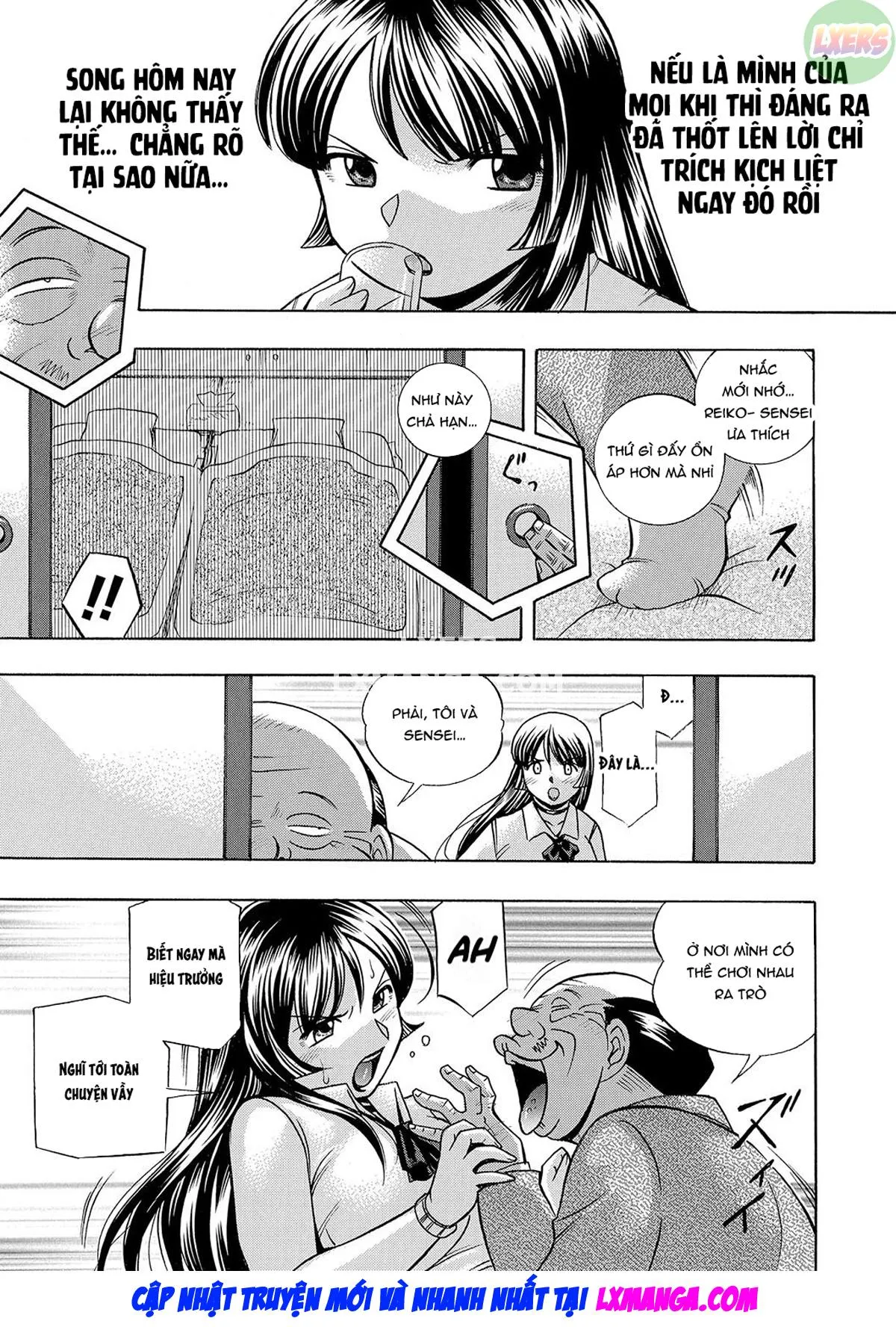 HentaiVN.net - Ảnh 8 - Female Teacher Reiko ~Schoolroom in Raunchy Hypnosis~ [Jokyoushi Reiko ~Saiin Choukyoushitsu~] - Chap 5