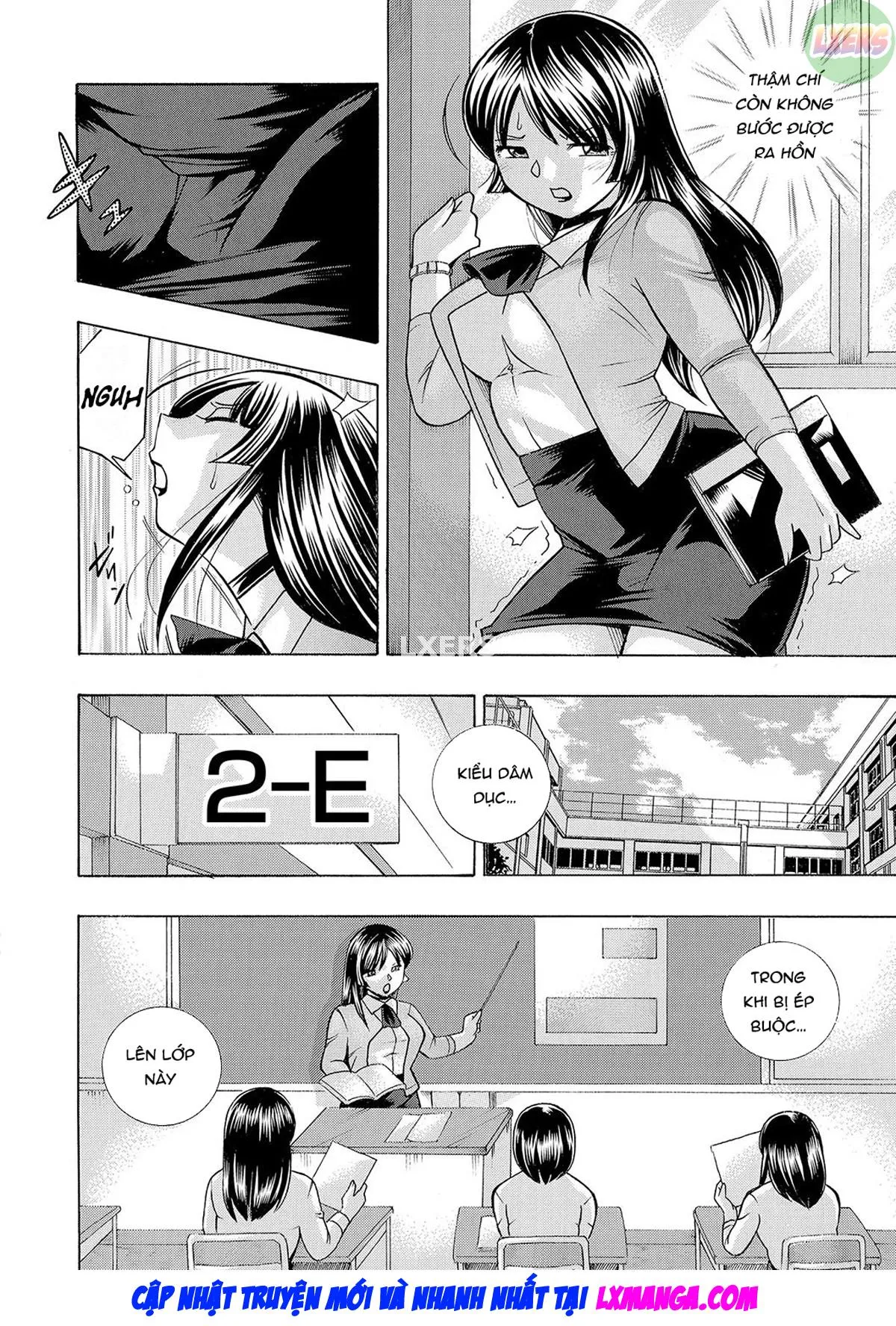 HentaiVN.net - Ảnh 13 - Female Teacher Reiko ~Schoolroom in Raunchy Hypnosis~ [Jokyoushi Reiko ~Saiin Choukyoushitsu~] - Chap 6