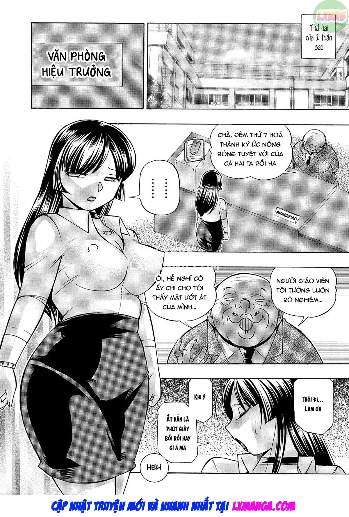 HentaiVN.net - Ảnh 5 - Female Teacher Reiko ~Schoolroom in Raunchy Hypnosis~ [Jokyoushi Reiko ~Saiin Choukyoushitsu~] - Chap 9