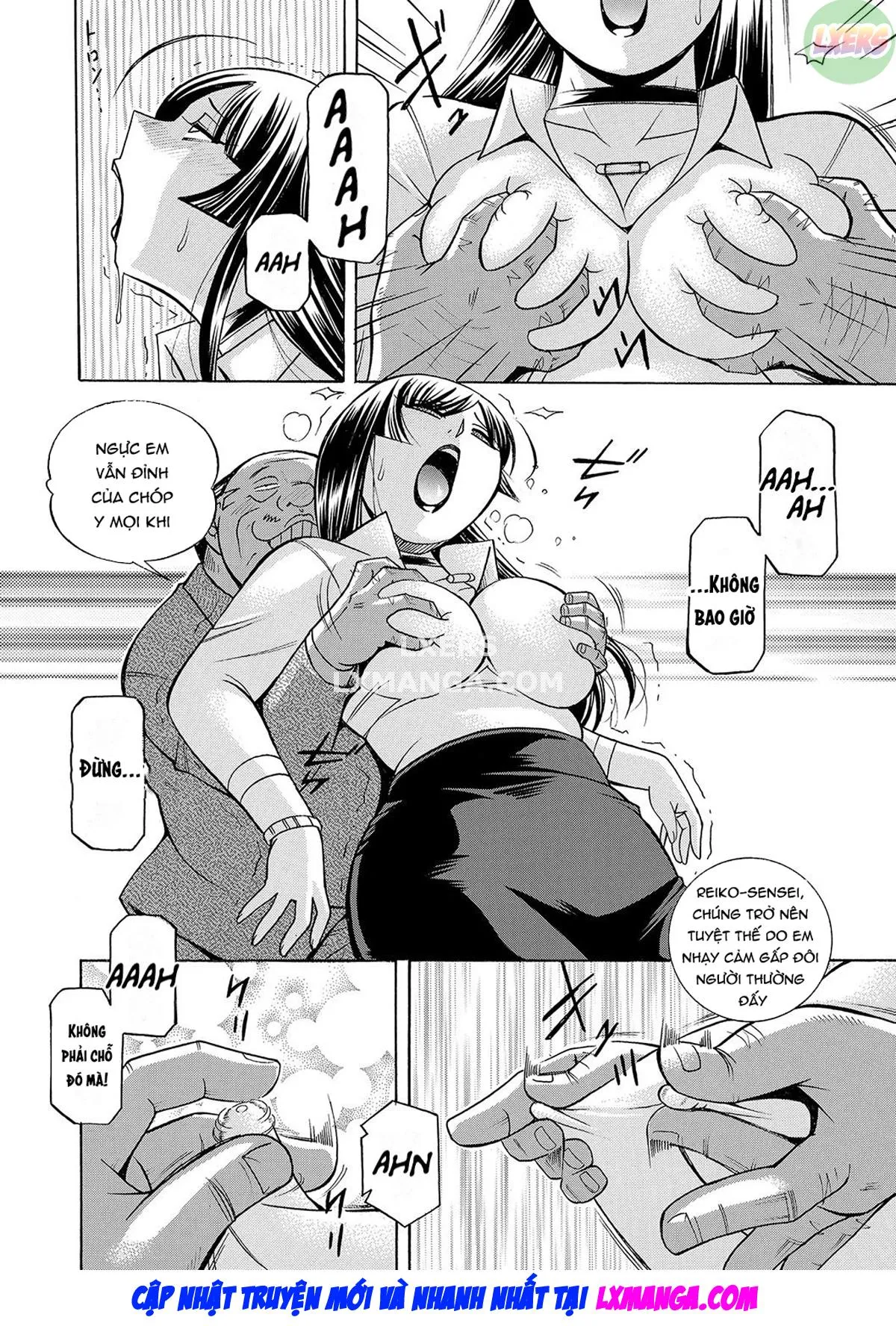 HentaiVN.net - Ảnh 7 - Female Teacher Reiko ~Schoolroom in Raunchy Hypnosis~ [Jokyoushi Reiko ~Saiin Choukyoushitsu~] - Chap 9
