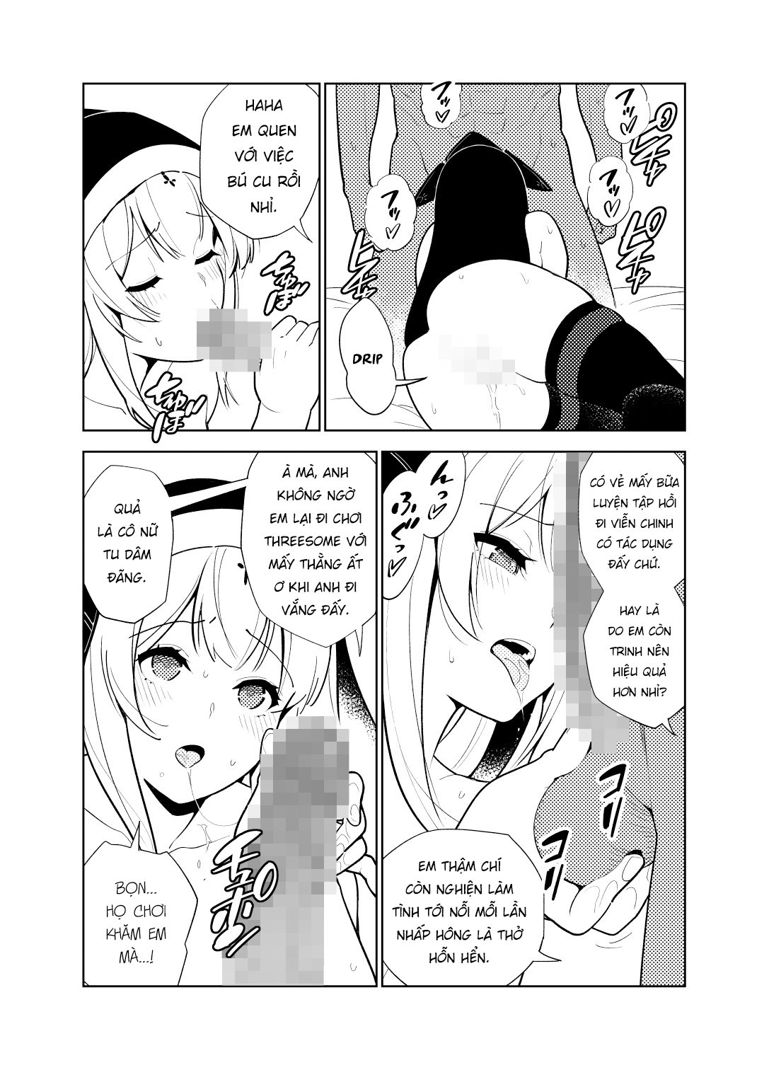 HentaiVN.net - Ảnh 44 - Tối thấy được chỉ số dâm tà của chị sơ yêu quý, và rồi... [Akogare no Onee-chan no Ecchi na Status ga Mieru you ni Nacchatta Boku wa...] - Oneshot