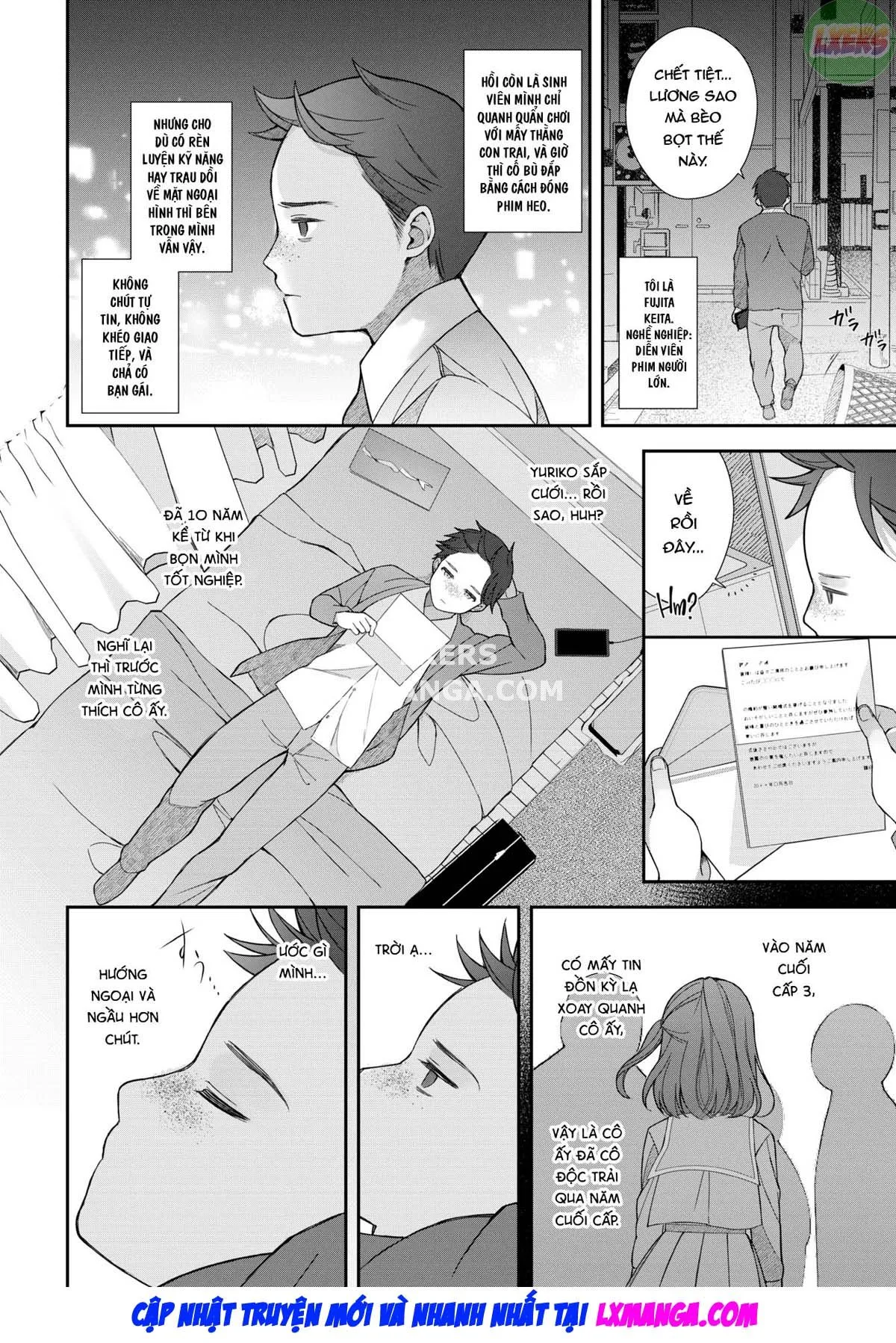 HentaiVN.net - Ảnh 6 - A Male Porn Stud Leapt Through Time to Become a Young Lady-Killer! - Chap 1