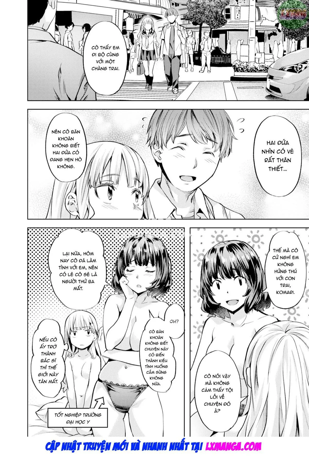 HentaiVN.net - Ảnh 9 - Komari Step - Chap 1