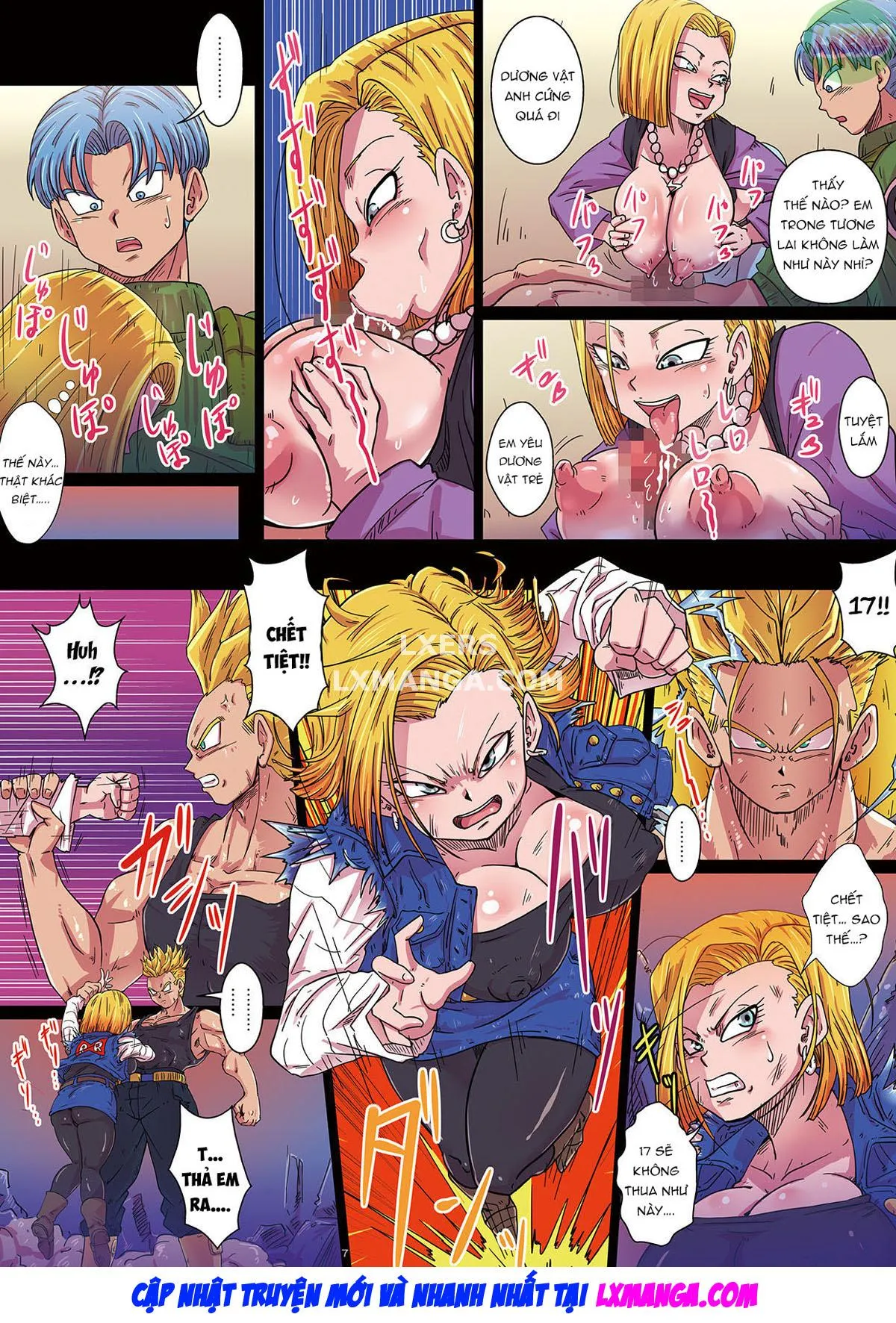 HentaiVN.net - Ảnh 10 - Semari Kuru Chijo! Bulma To 18-Gou - Oneshot