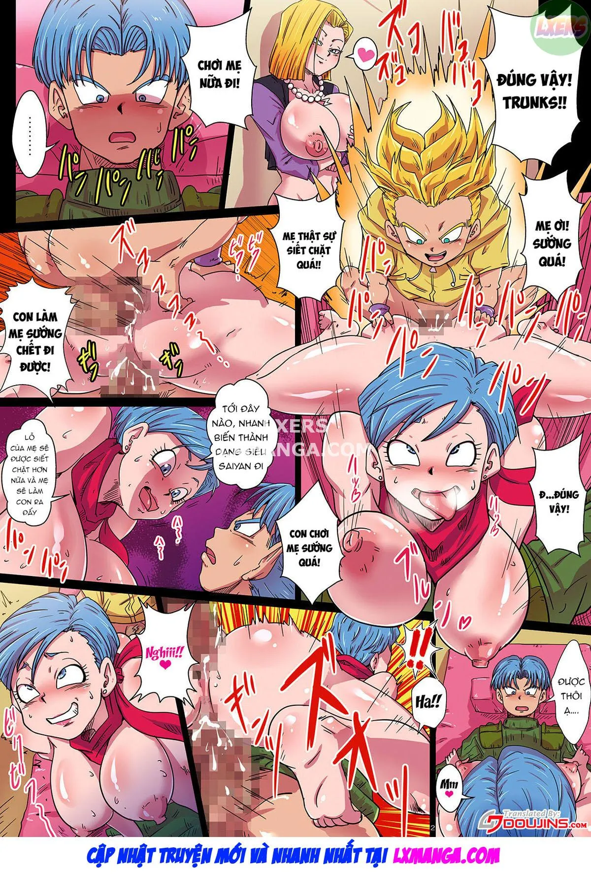 HentaiVN.net - Ảnh 5 - Semari Kuru Chijo! Bulma To 18-Gou - Oneshot