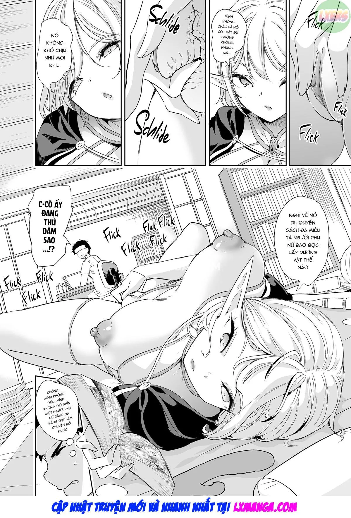 HentaiVN.net - Ảnh 14 - Seiteki Koukishin ~Kagekya Elf wa Manko de Ikitai~ - Oneshot