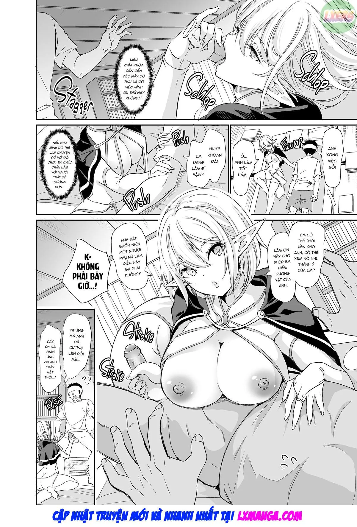 HentaiVN.net - Ảnh 16 - Seiteki Koukishin ~Kagekya Elf wa Manko de Ikitai~ - Oneshot