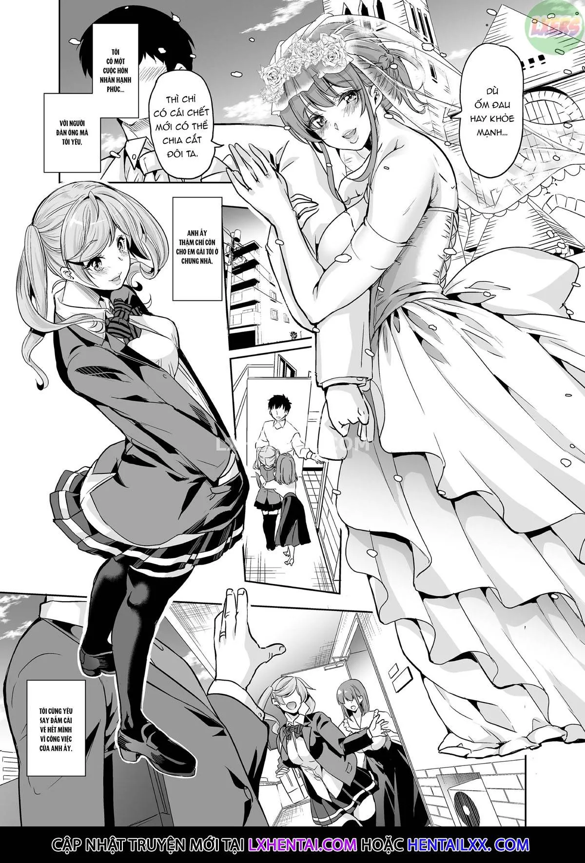 HentaiVN.net - Ảnh 6 - My Wife Started Experimenting [TSUMA NO NG GA NAKUNATTEIKU - TSUMA TO GIMAI NO SHIMAI DON] - Chap 1
