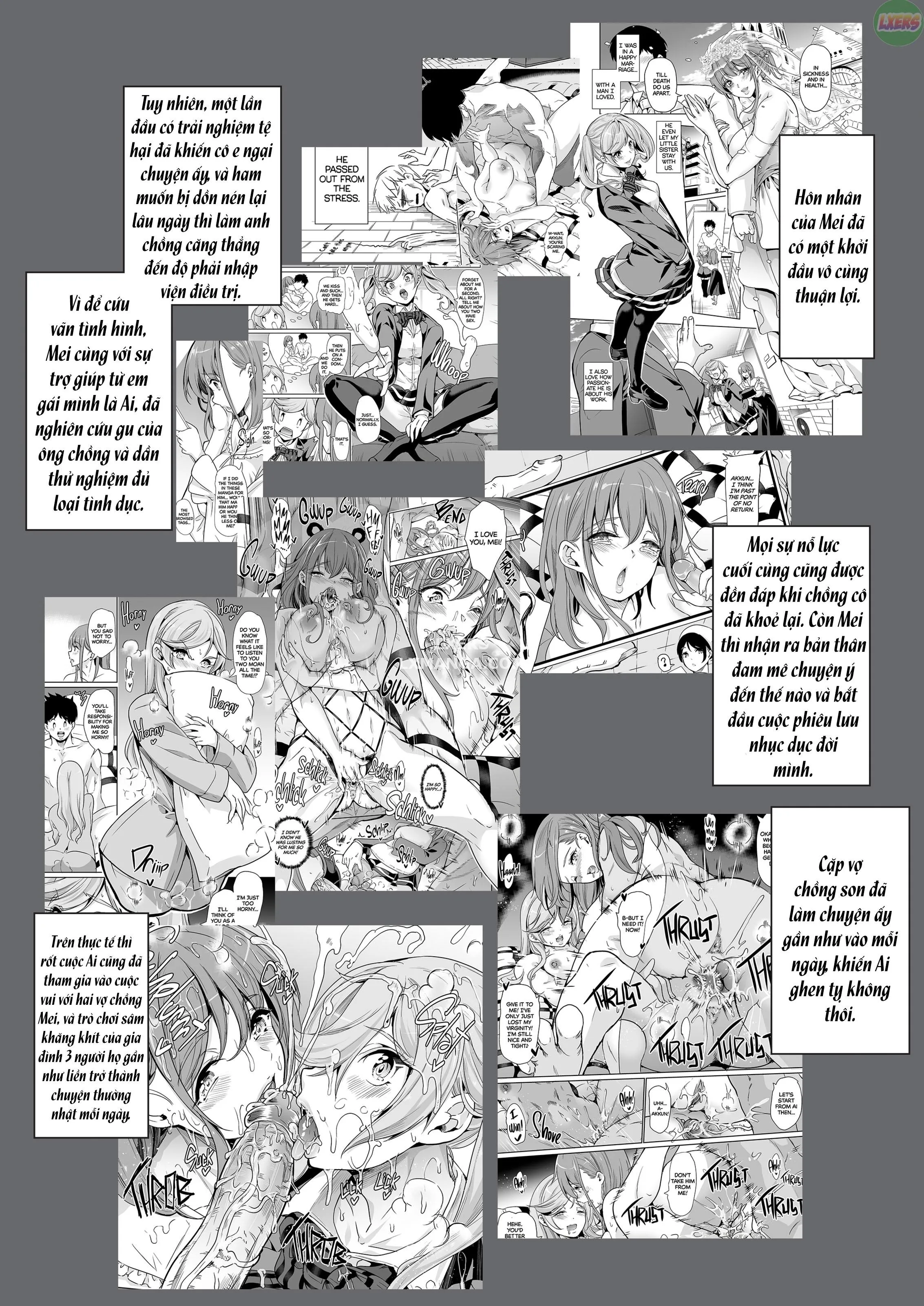 HentaiVN.net - Ảnh 6 - My Wife Started Experimenting [TSUMA NO NG GA NAKUNATTEIKU - TSUMA TO GIMAI NO SHIMAI DON] - Chap 2