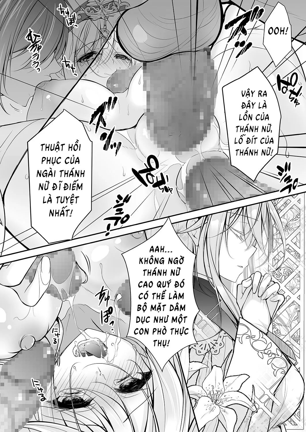 HentaiVN.net - Ảnh 40 - Thánh nữ bị tẩy não sẵn lòng trở thành bồn chứa tinh công cộng [~Sennou Sareta Seijo wa Nikubenki ni Job Change shite Shiawase desu~] - Oneshot