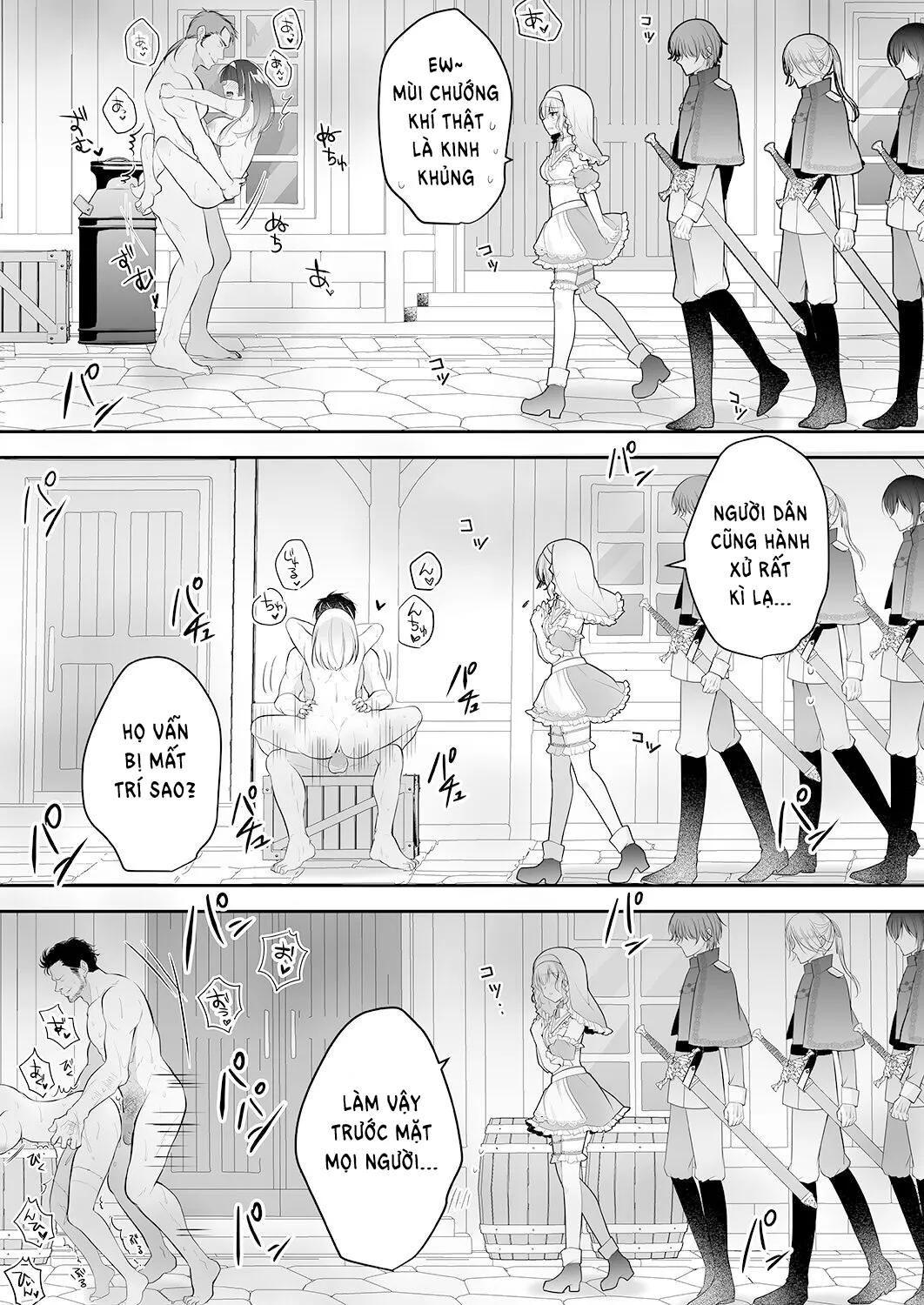 HentaiVN.net - Ảnh 53 - Thánh nữ bị tẩy não sẵn lòng trở thành bồn chứa tinh công cộng [~Sennou Sareta Seijo wa Nikubenki ni Job Change shite Shiawase desu~] - Oneshot