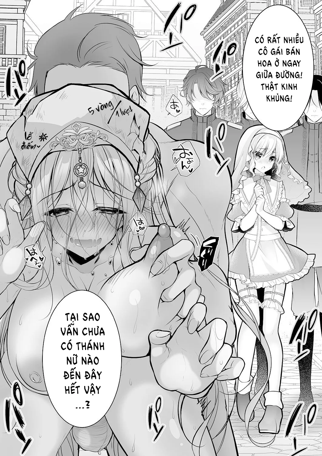 HentaiVN.net - Ảnh 54 - Thánh nữ bị tẩy não sẵn lòng trở thành bồn chứa tinh công cộng [~Sennou Sareta Seijo wa Nikubenki ni Job Change shite Shiawase desu~] - Oneshot