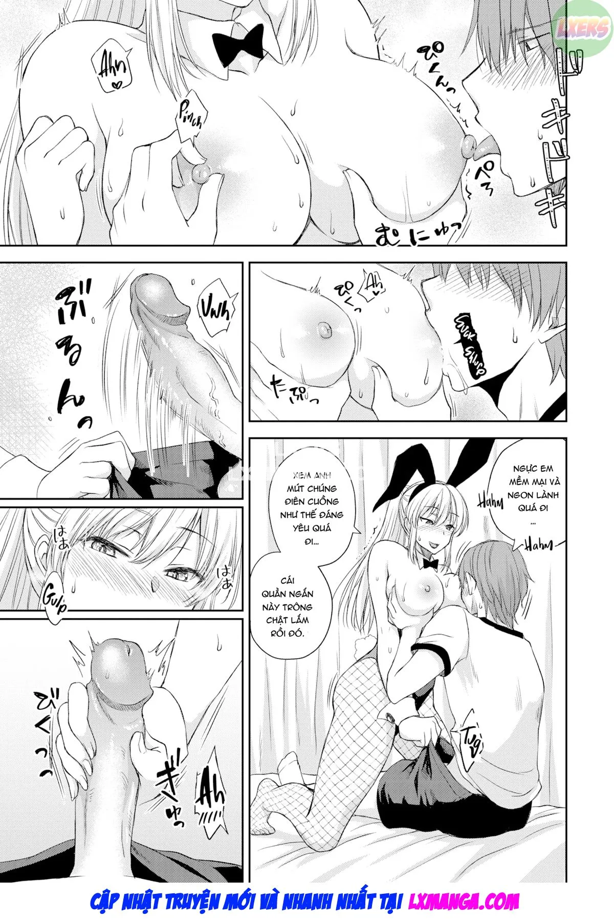 HentaiVN.net - Ảnh 12 - Những điều tôi muốn làm với cô bạn gái thỏ - Oneshot