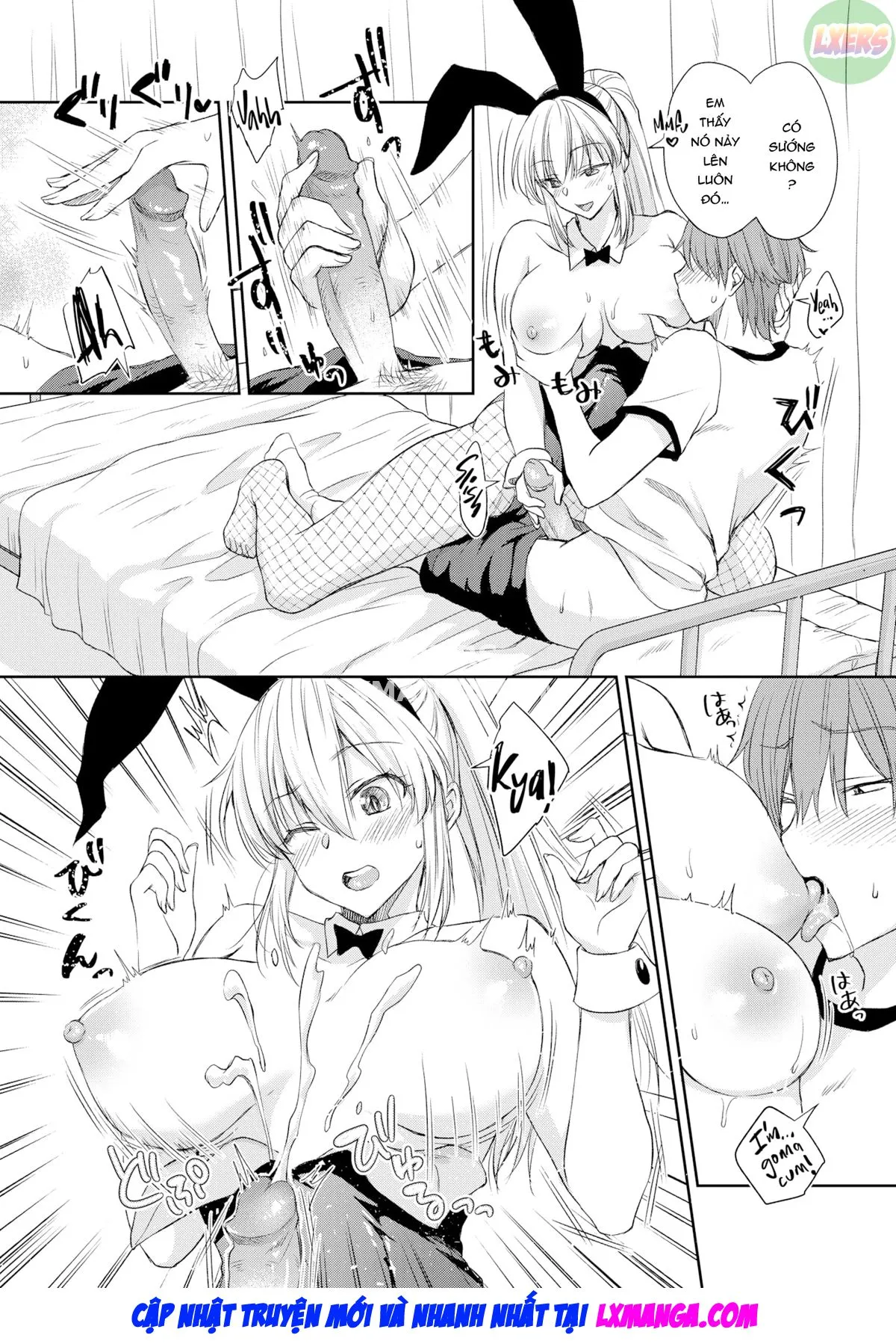 HentaiVN.net - Ảnh 13 - Những điều tôi muốn làm với cô bạn gái thỏ - Oneshot