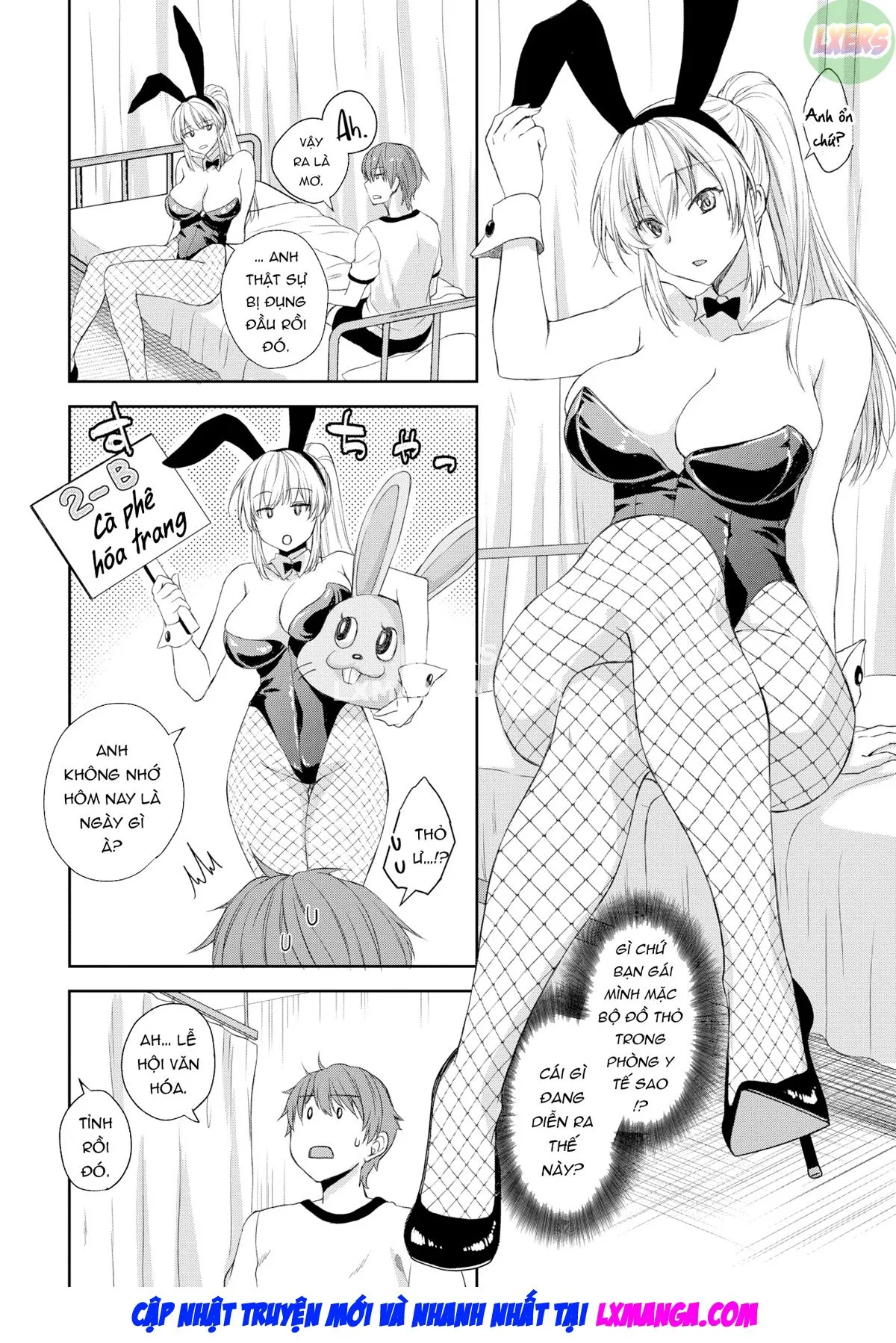 HentaiVN.net - Ảnh 5 - Những điều tôi muốn làm với cô bạn gái thỏ - Oneshot