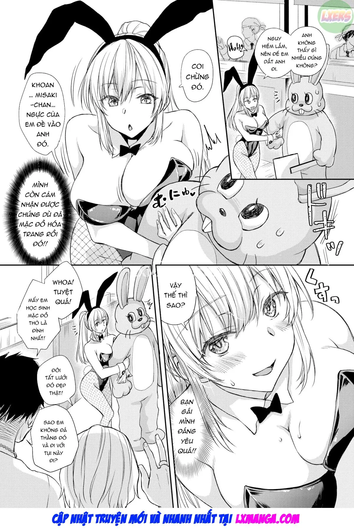 HentaiVN.net - Ảnh 7 - Những điều tôi muốn làm với cô bạn gái thỏ - Oneshot