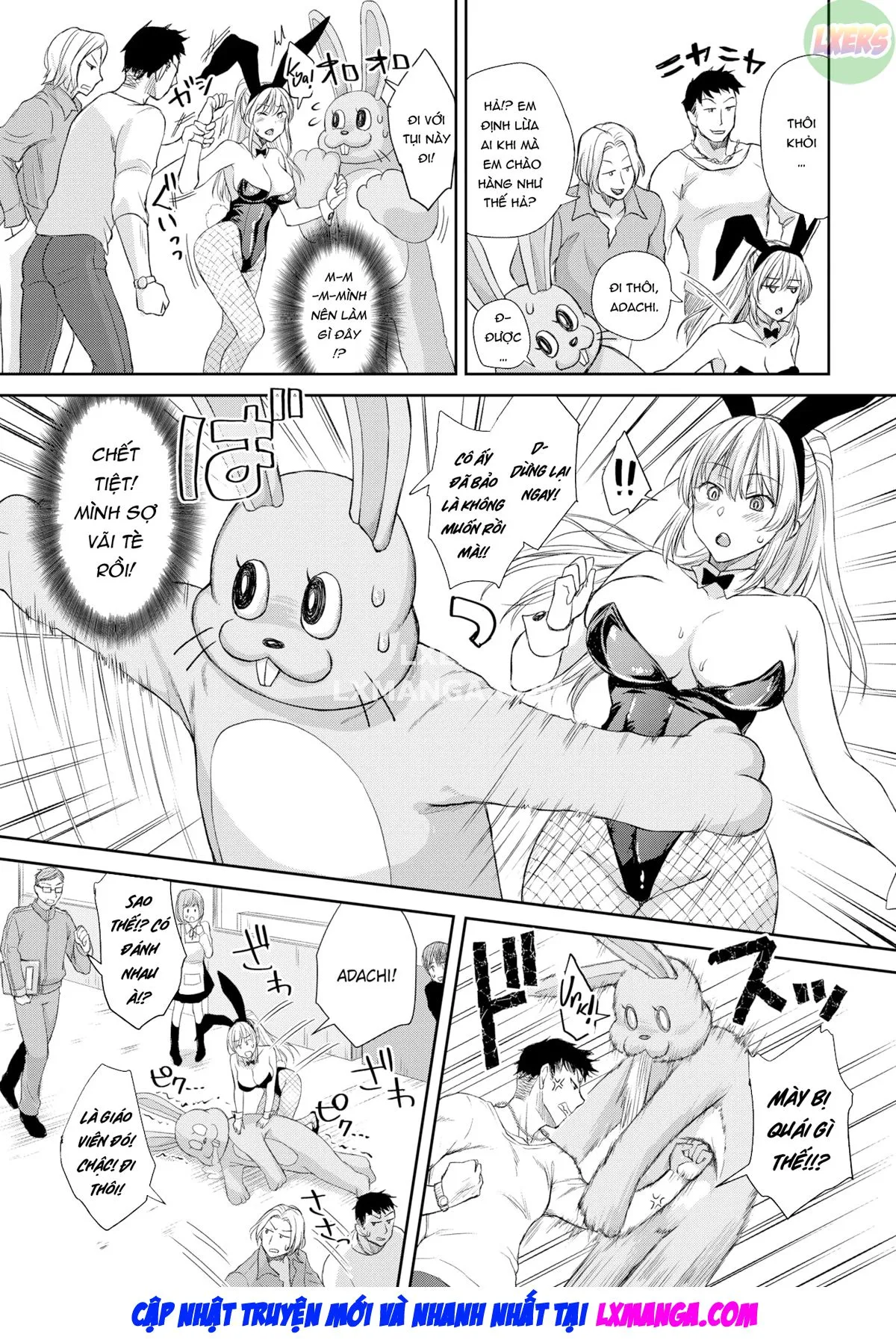 HentaiVN.net - Ảnh 8 - Những điều tôi muốn làm với cô bạn gái thỏ - Oneshot