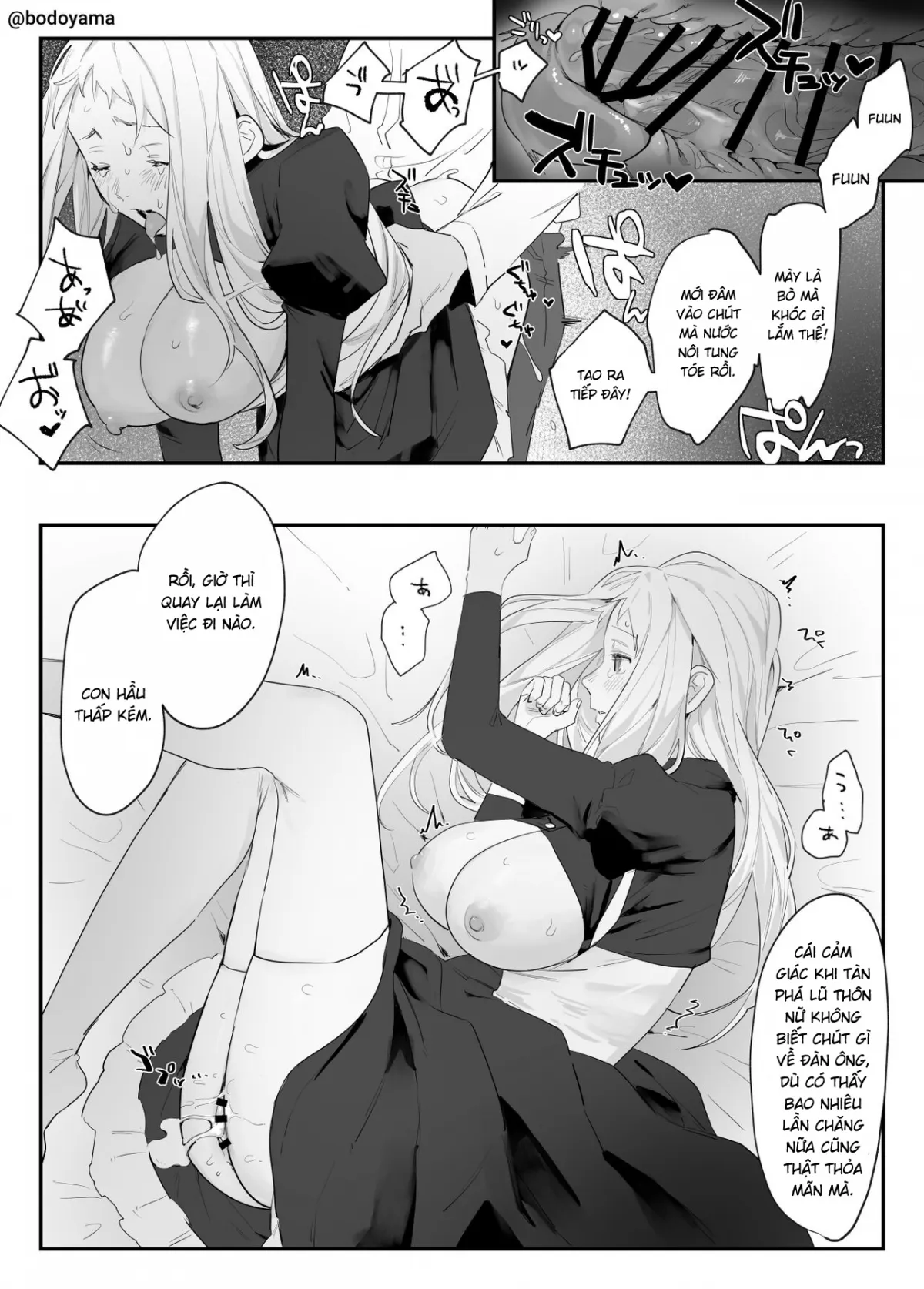 HentaiVN.net - Ảnh 7 - Chuyện về cô thôn nữ... [A story about a country girl who dreams of living in the city and starts working as a maid, but trapped by a feudal lord instead] - Oneshot