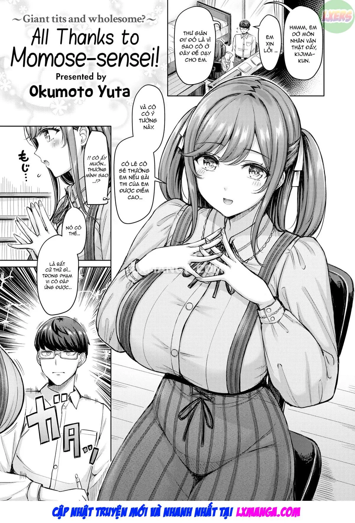 HentaiVN.net - Ảnh 4 - Momose Sensei no Okagedesu! - Oneshot