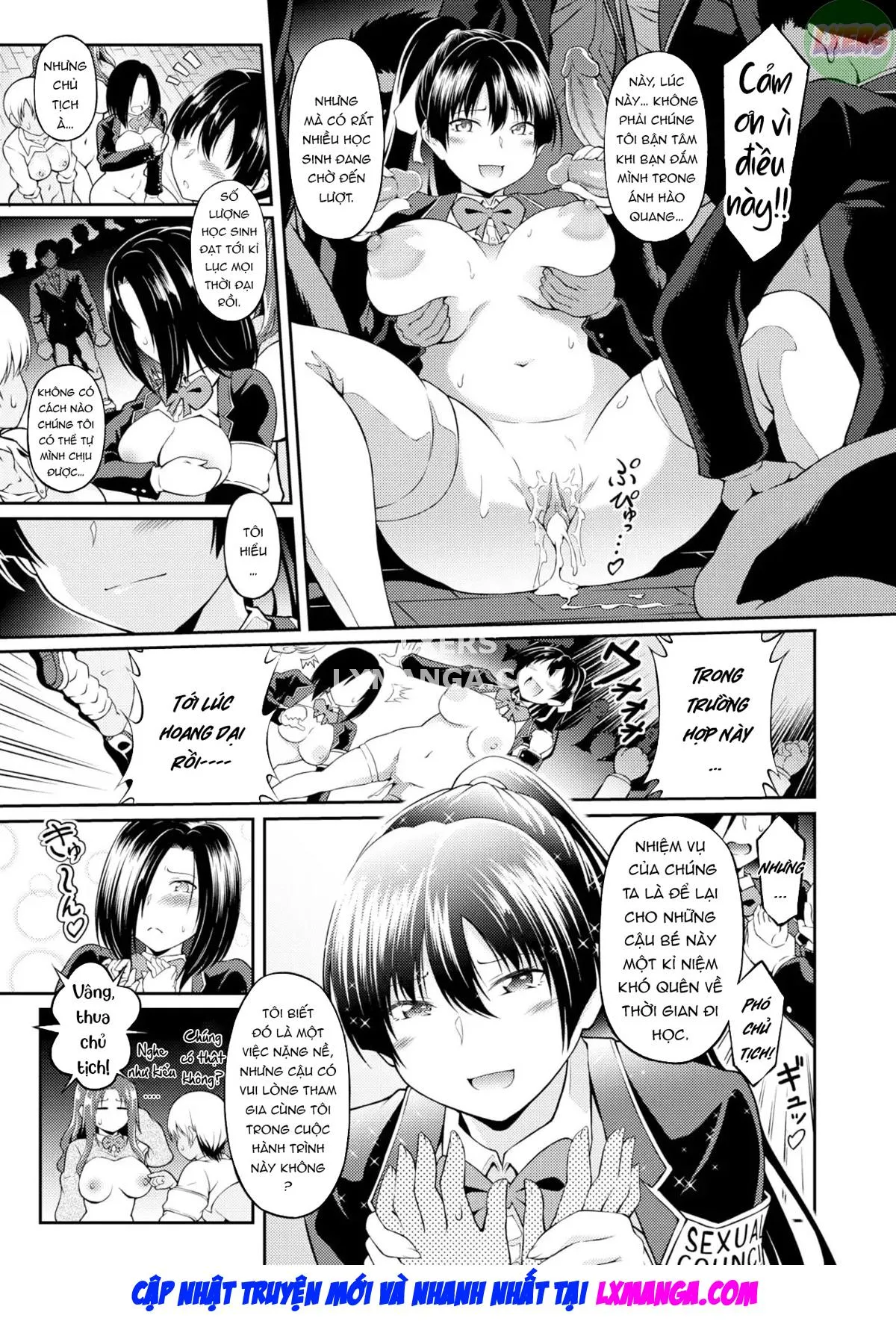 HentaiVN.net - Ảnh 10 - Tình yêu từ Hội đồng tình dục - Oneshot