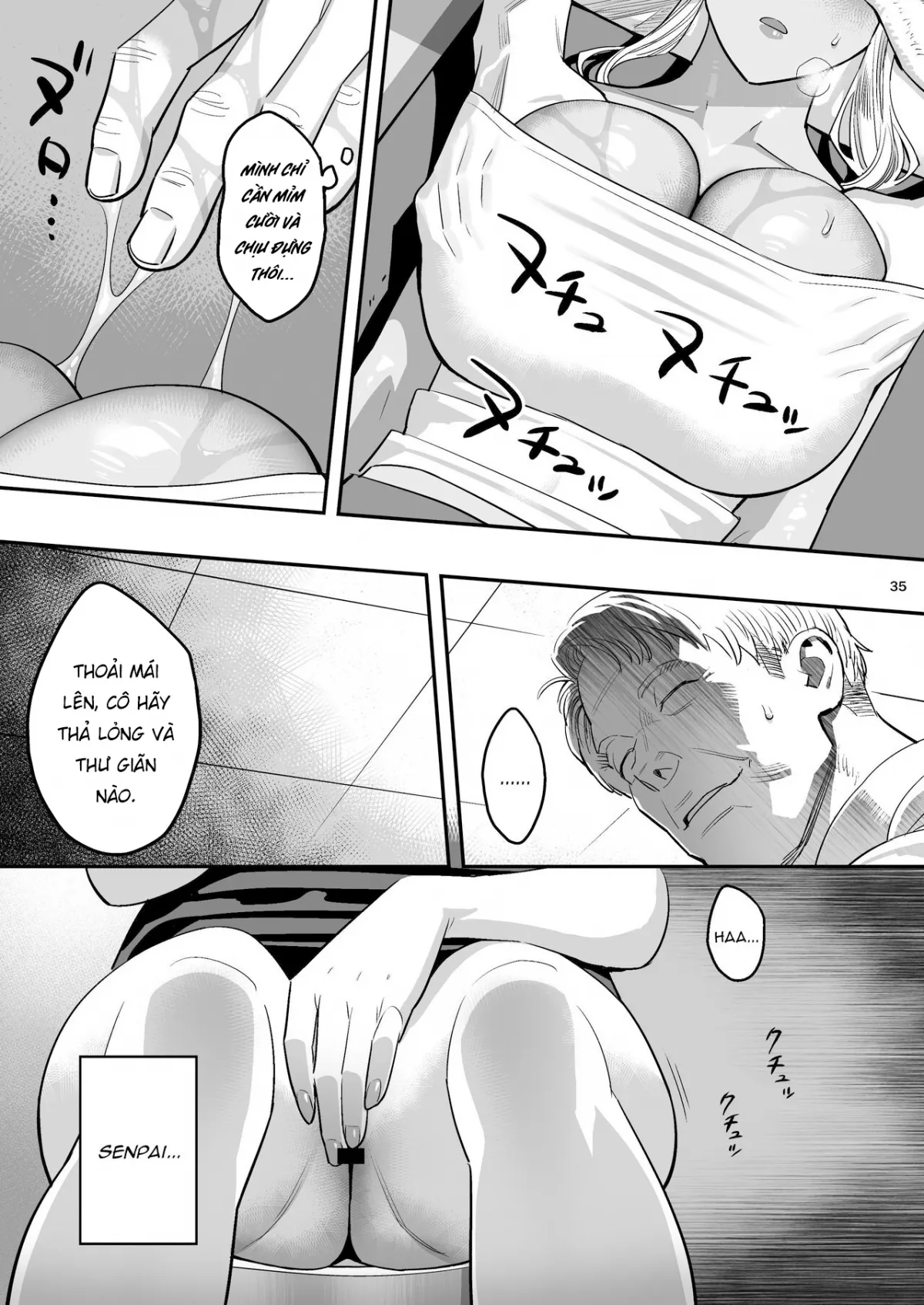 HentaiVN.net - Ảnh 35 - Tôi yêu chị ấy, nhưng cô ấy lại đi yêu gã bác sĩ chỉnh hình. [Watashi ga Sakini Sukidatta no ni Seitai. | But I Liked Her First Chiropractor.] - Oneshot