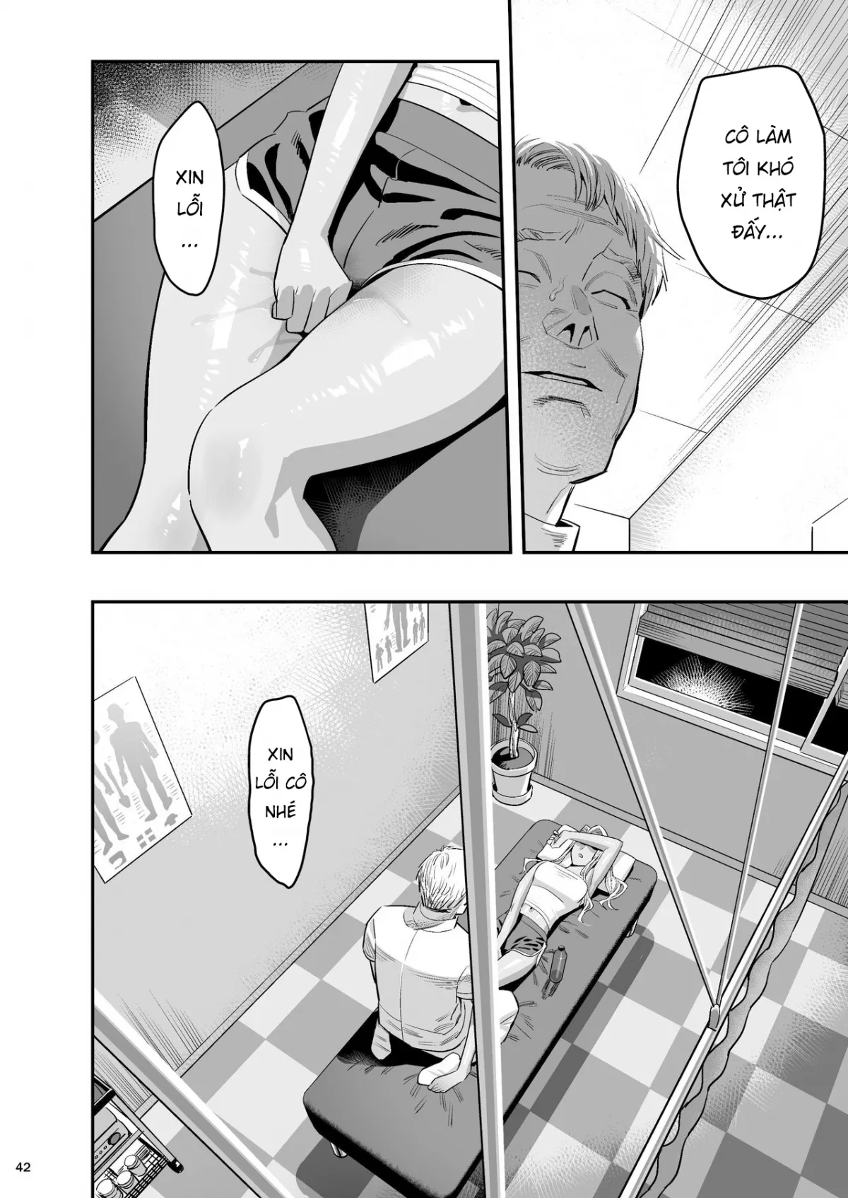 HentaiVN.net - Ảnh 42 - Tôi yêu chị ấy, nhưng cô ấy lại đi yêu gã bác sĩ chỉnh hình. [Watashi ga Sakini Sukidatta no ni Seitai. | But I Liked Her First Chiropractor.] - Oneshot
