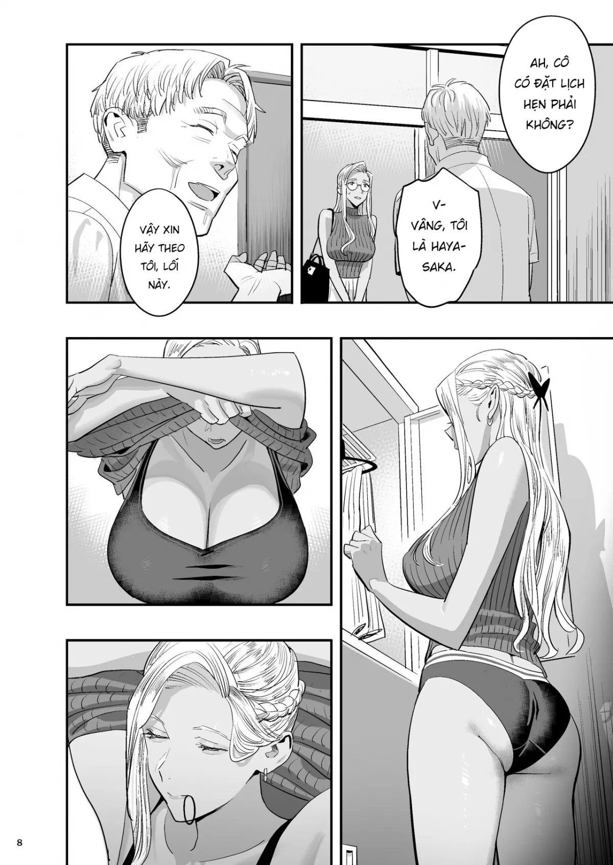 HentaiVN.net - Ảnh 8 - Tôi yêu chị ấy, nhưng cô ấy lại đi yêu gã bác sĩ chỉnh hình. [Watashi ga Sakini Sukidatta no ni Seitai. | But I Liked Her First Chiropractor.] - Oneshot