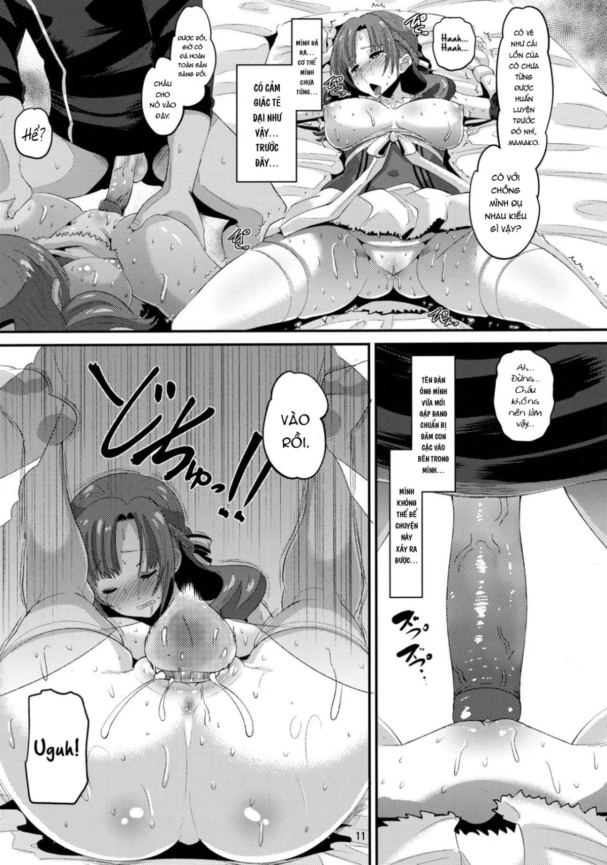 HentaiVN.net - Ảnh 11 - Musuko to Onaji Toshigoro no Otoko ni Otosareru Okaa-san wa Suki desu ka? - Oneshot