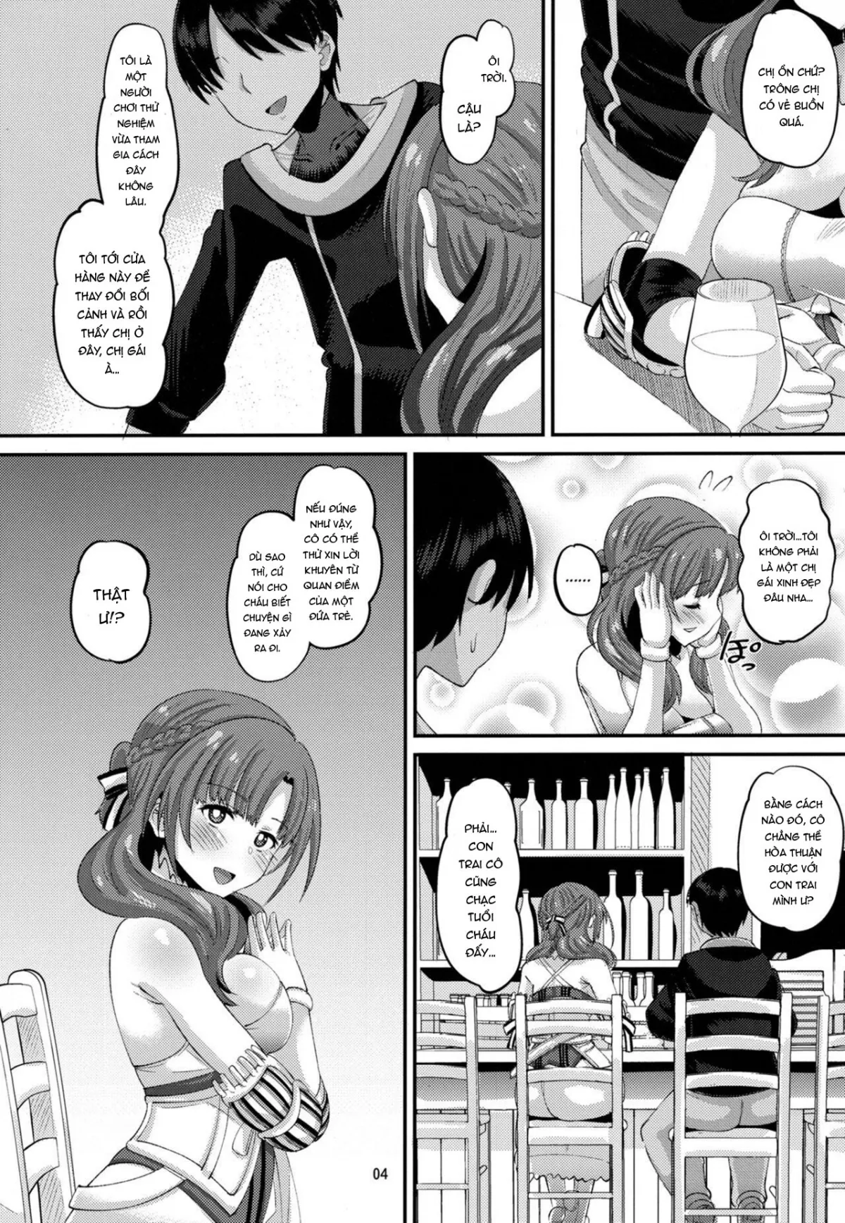 HentaiVN.net - Ảnh 4 - Musuko to Onaji Toshigoro no Otoko ni Otosareru Okaa-san wa Suki desu ka? - Oneshot