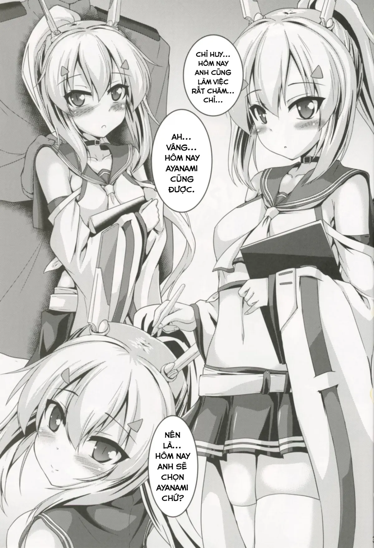 HentaiVN.net - Ảnh 5 - Kyou wa Dono Ayanami de Suru... desu ka? (Azur Lane) - Oneshot