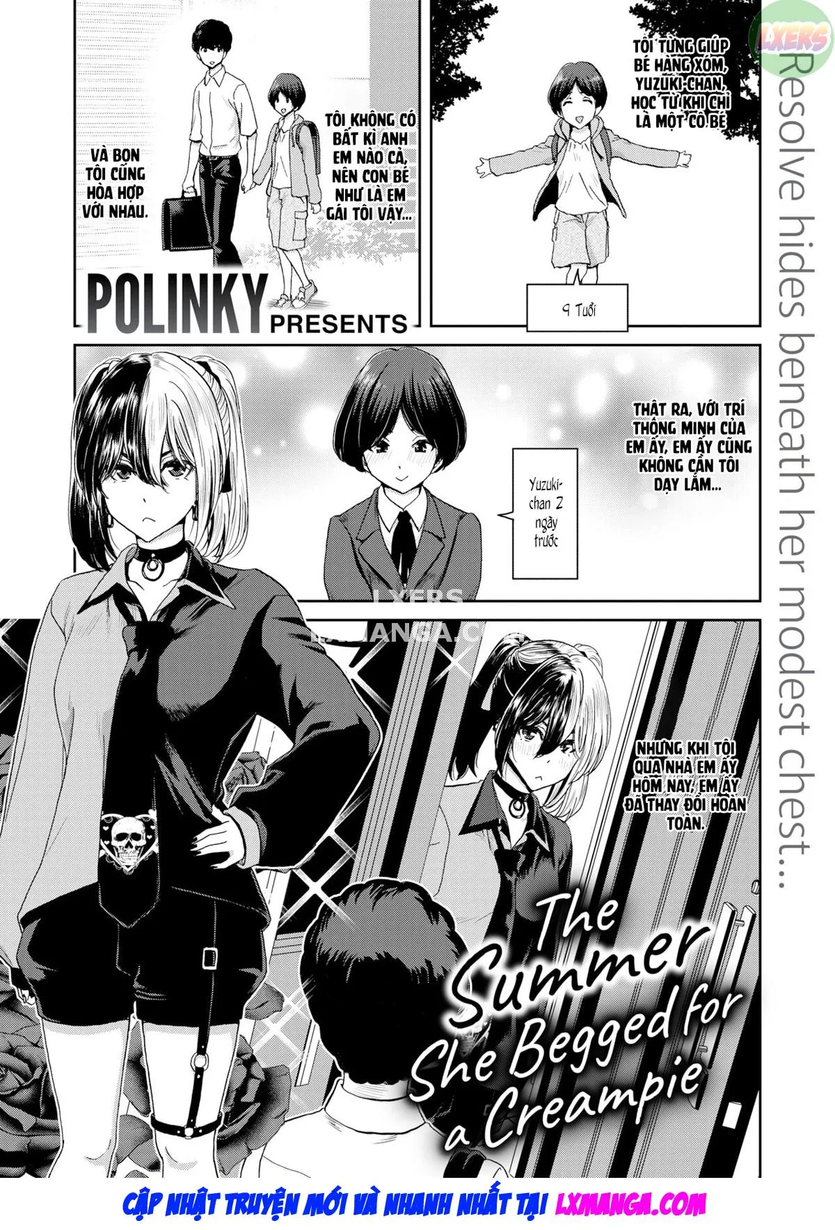 HentaiVN.net - Ảnh 4 - The Summer She Begged For a Creampie - Oneshot