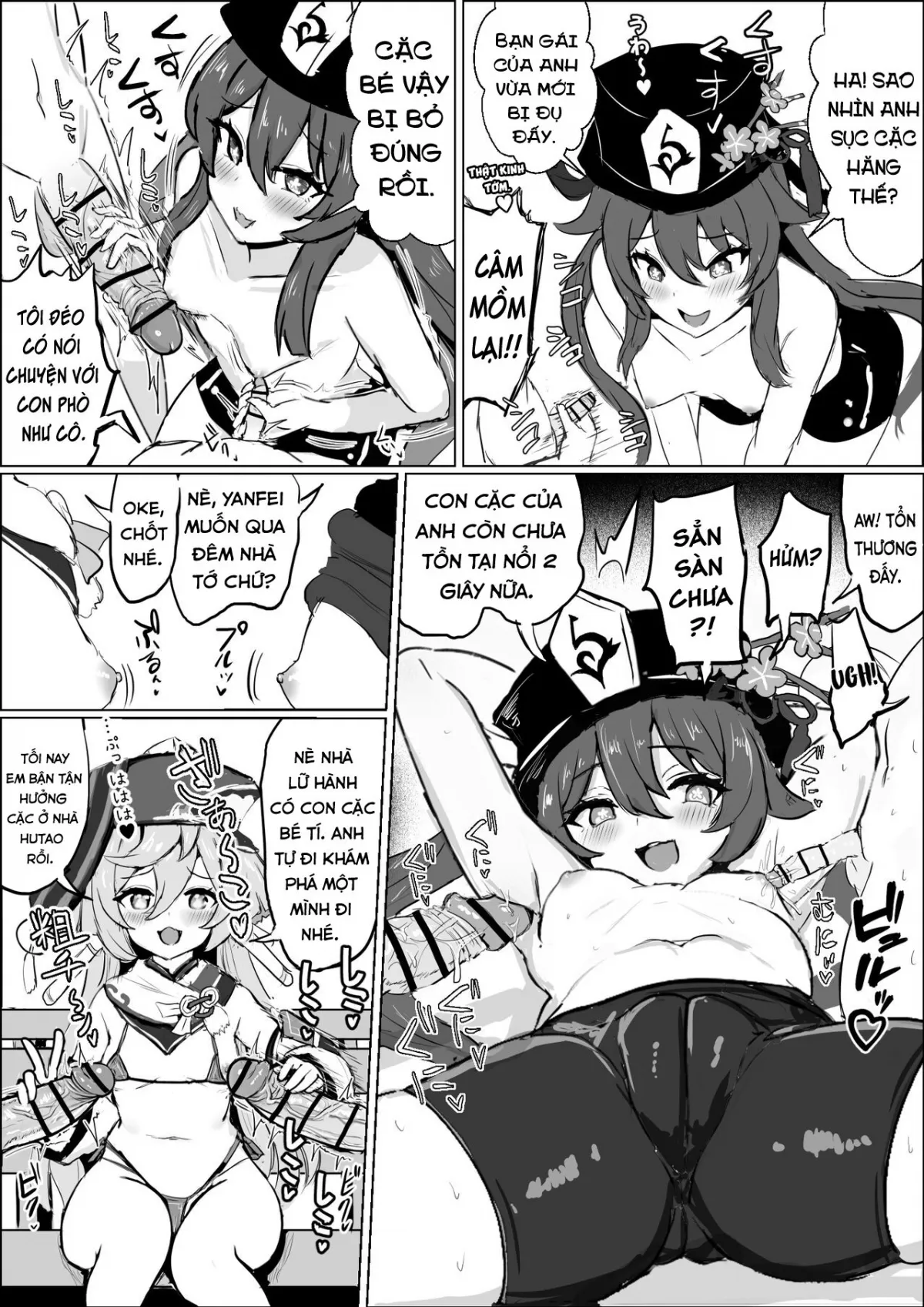HentaiVN.net - Ảnh 8 - Dekachin Shota o Nukinuki suru Yanfei to Hu Tao - Oneshot