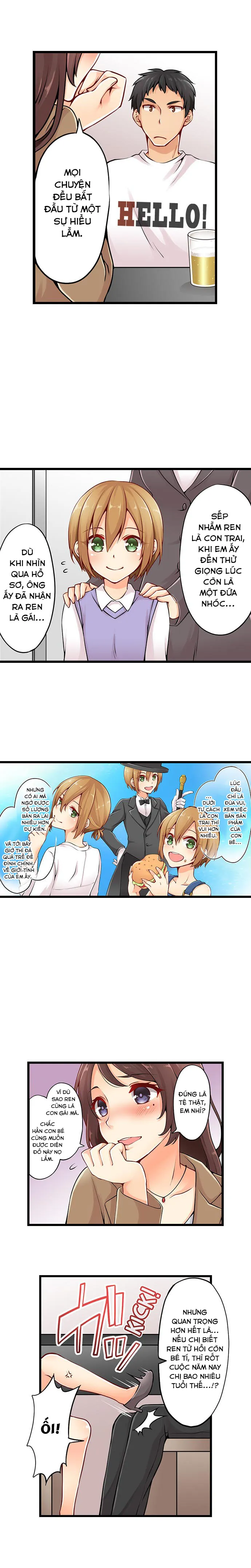HentaiVN.net - Ảnh 8 - Ren Arisugawa Thật Ra Là Con Gái! [Ren Arisugawa Is Actually A Girl] - Chap 6: Chị Quản Lý Say Rượu