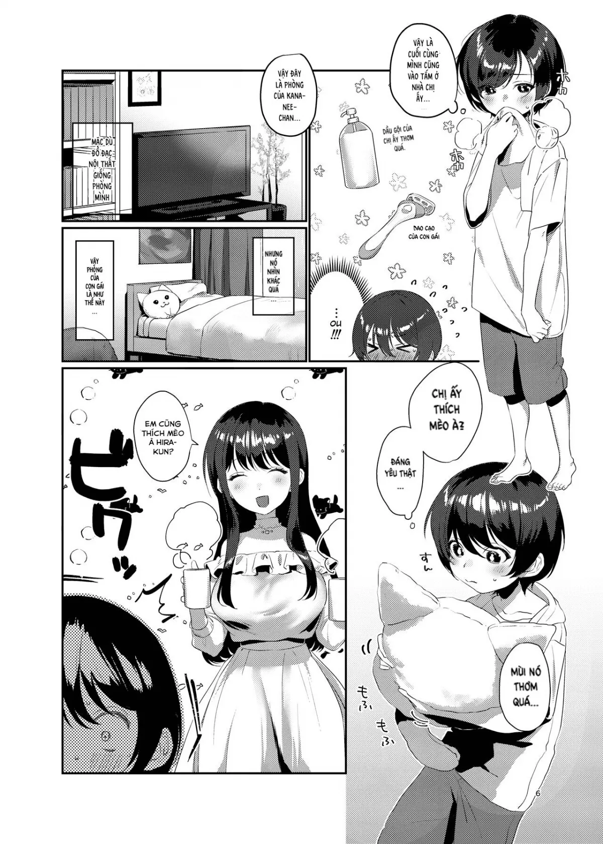 HentaiVN.net - Ảnh 5 - Ame, Nochi to Nari no Onee-san [雨、のちとなりのお姉さん] - Chap 1