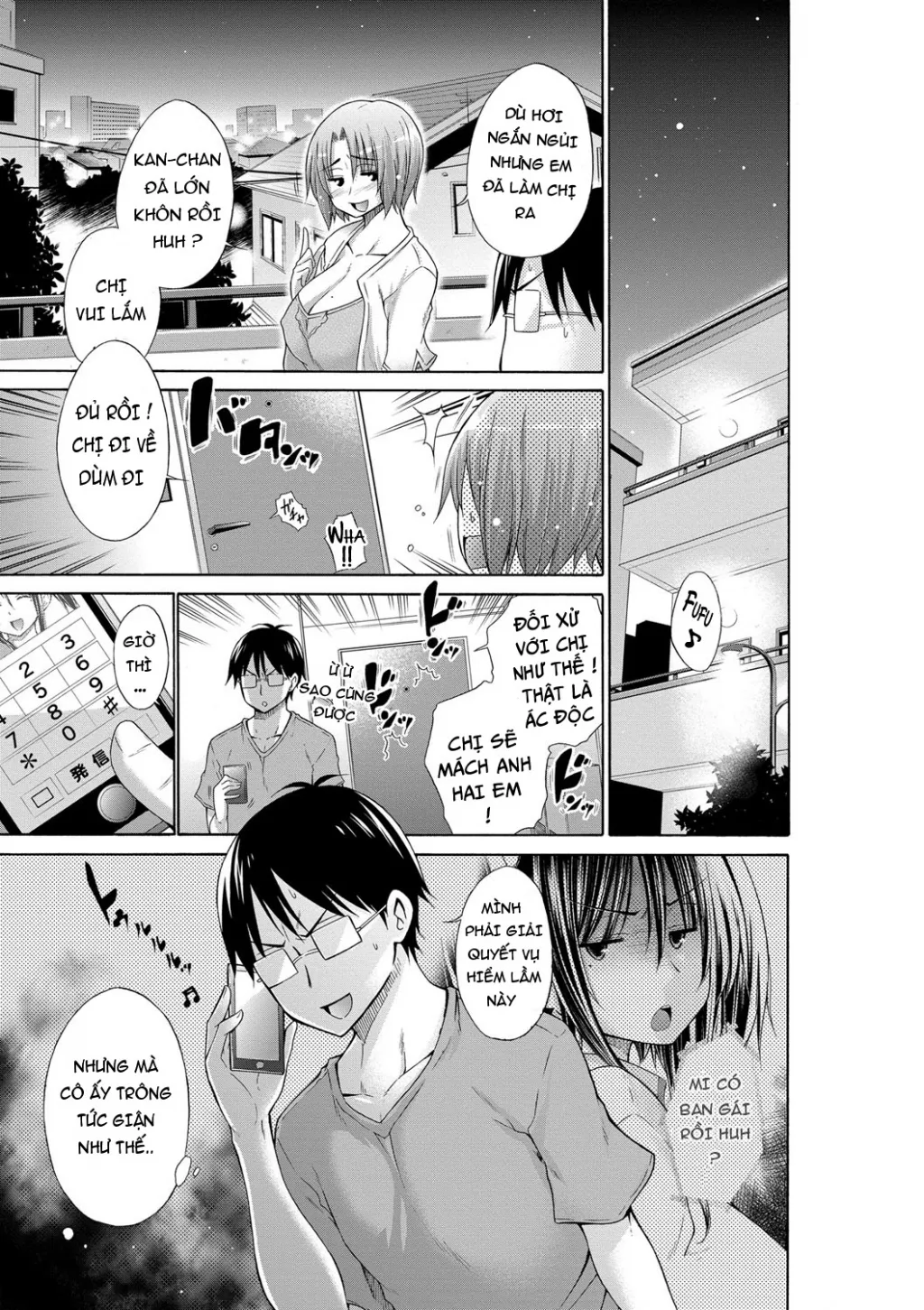 HentaiVN.net - Ảnh 24 - Ijimekko to Boku [The bully and me] - Chap 4 - Gặp gỡ người chị năm xưa