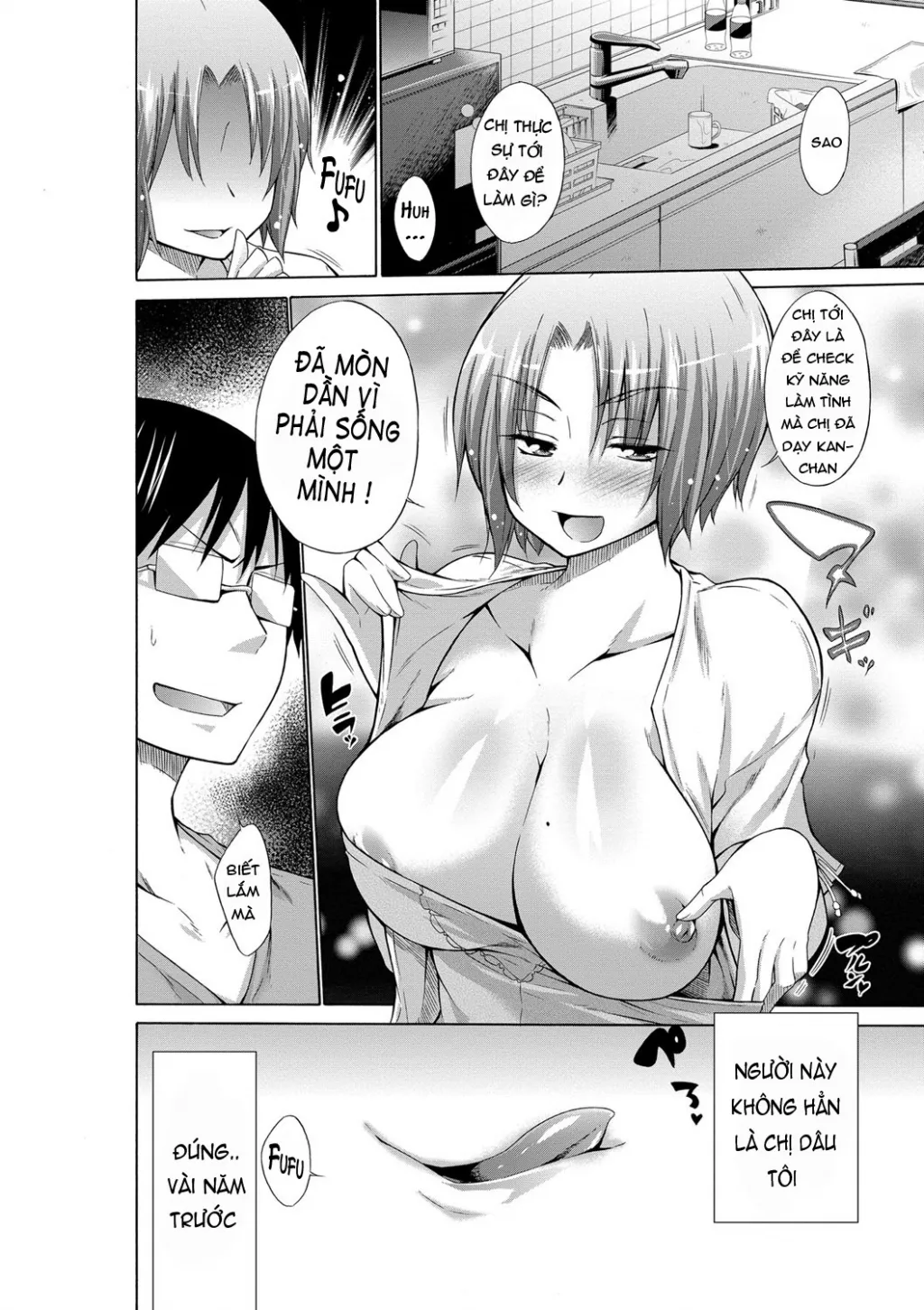 HentaiVN.net - Ảnh 9 - Ijimekko to Boku [The bully and me] - Chap 4 - Gặp gỡ người chị năm xưa