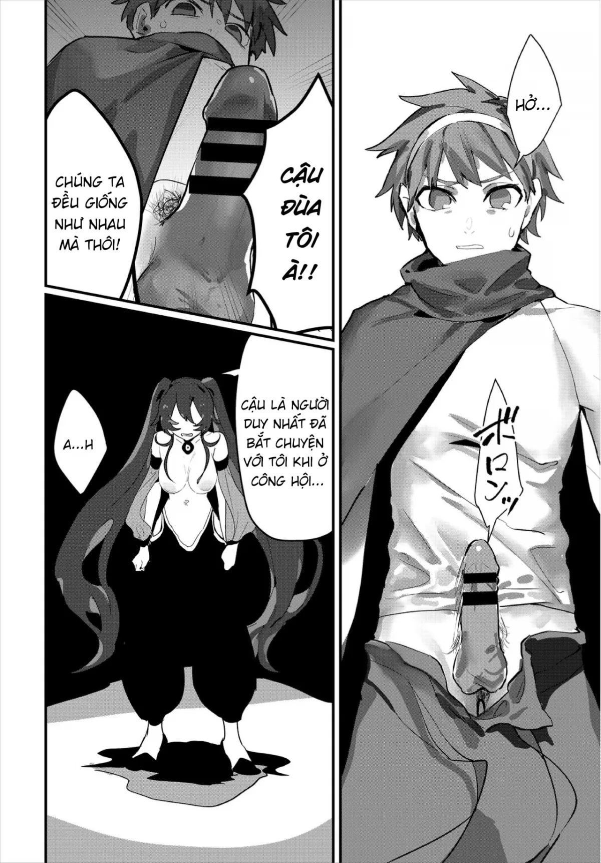 HentaiVN.net - Ảnh 8 - Đang dọn hầm ngục thì... [Dungeon Kouryaku wa SEX de!! Vol. 3] - Oneshot