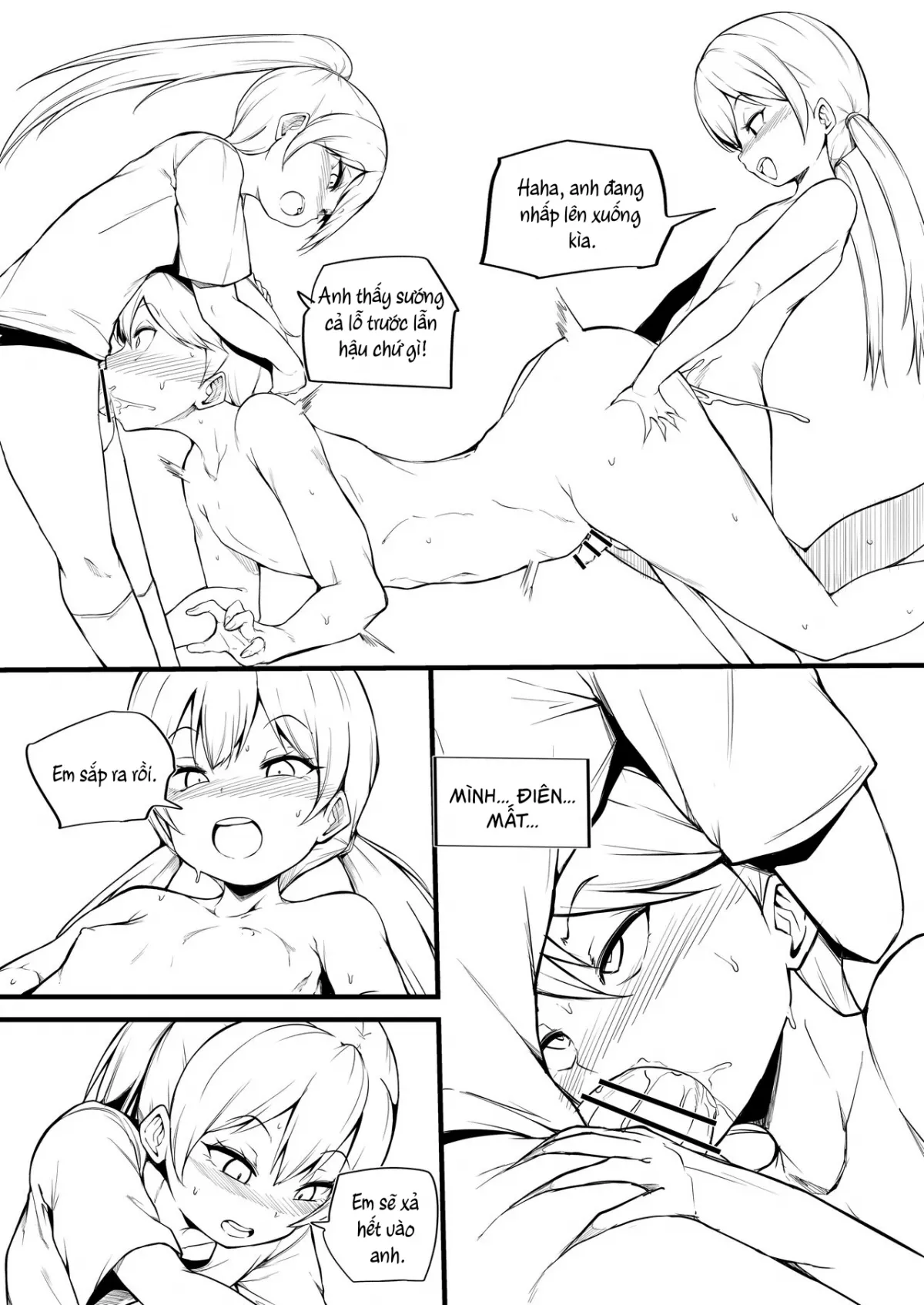 HentaiVN.net - Ảnh 14 - Lôi kéo Onii-chan vào Onda giáo [Futago no Imouto ga Onii-chan o Mesu Ochi Saseru] - Oneshot