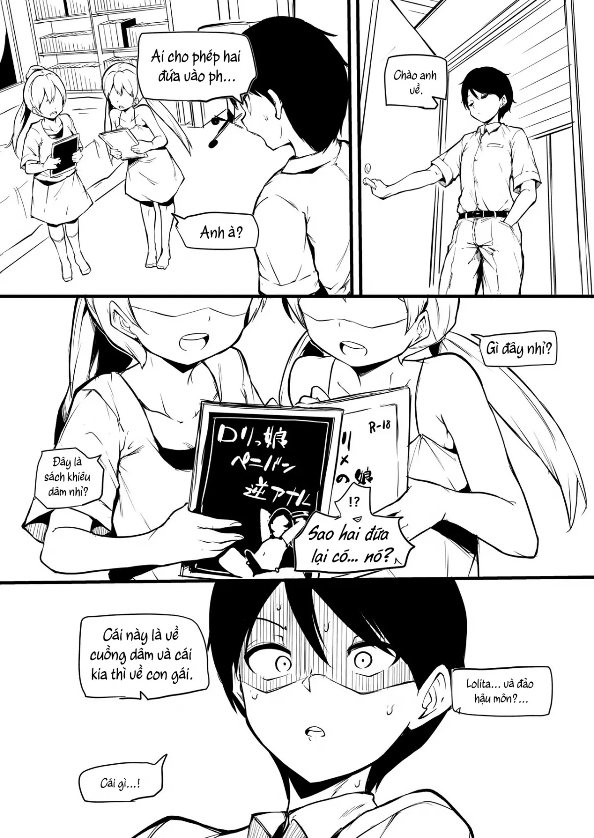 HentaiVN.net - Ảnh 5 - Lôi kéo Onii-chan vào Onda giáo [Futago no Imouto ga Onii-chan o Mesu Ochi Saseru] - Oneshot