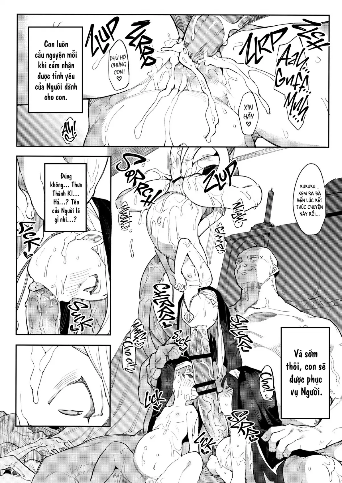 HentaiVN.net - Ảnh 36 - Benki Seijo Buranka [Holy Cumdump Blanca] - Oneshot