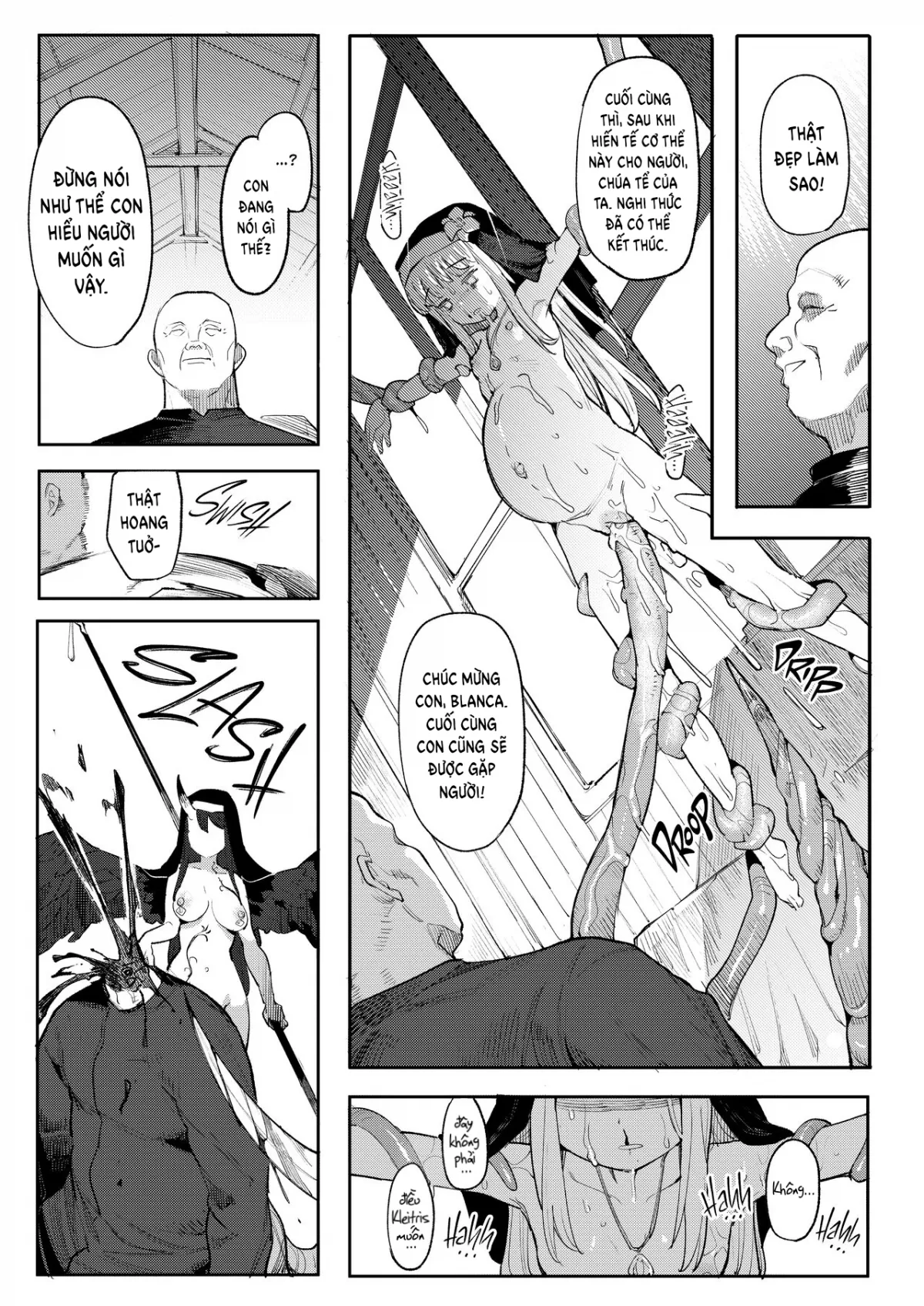 HentaiVN.net - Ảnh 39 - Benki Seijo Buranka [Holy Cumdump Blanca] - Oneshot