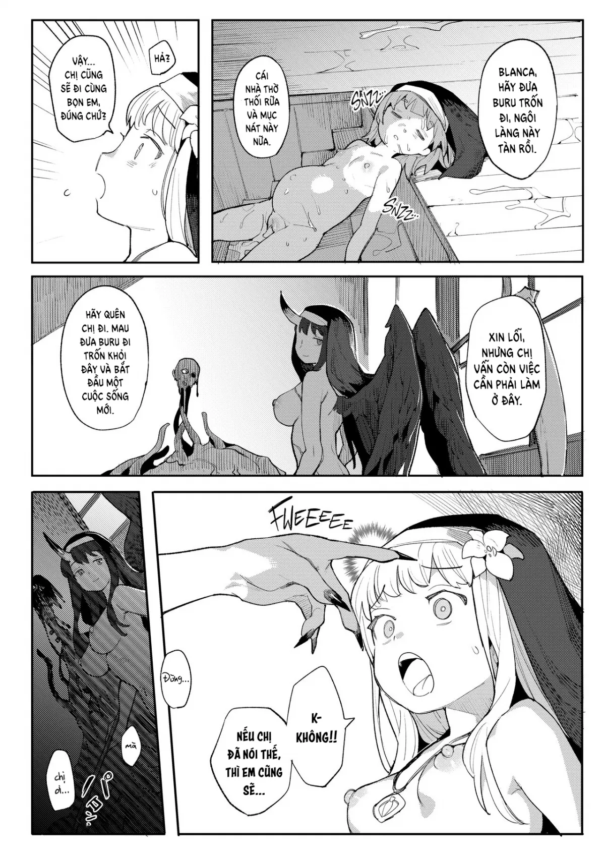 HentaiVN.net - Ảnh 42 - Benki Seijo Buranka [Holy Cumdump Blanca] - Oneshot