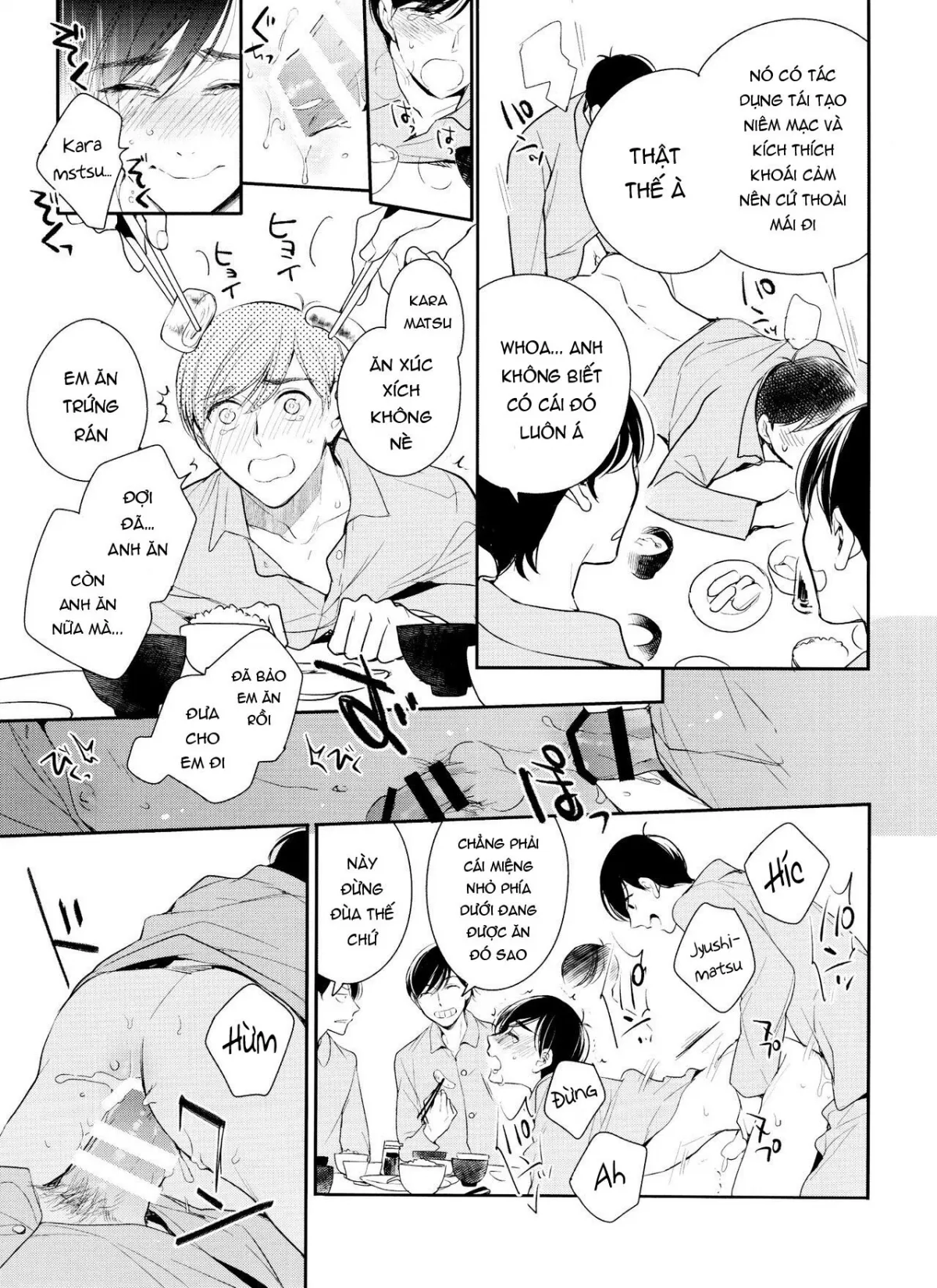 HentaiVN.net - Ảnh 15 - Sex ở gia đình Matsuno! [Matsuno-ka de Shiyou] - Chap 1