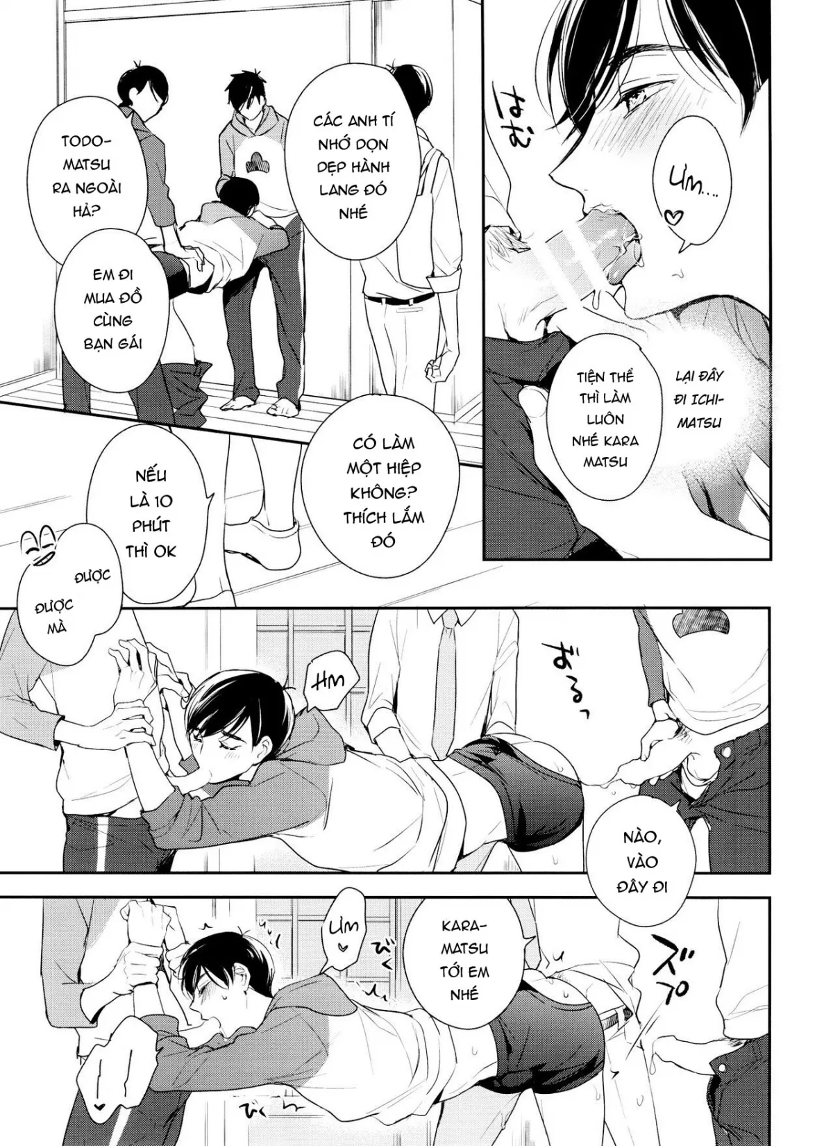 HentaiVN.net - Ảnh 21 - Sex ở gia đình Matsuno! [Matsuno-ka de Shiyou] - Chap 1