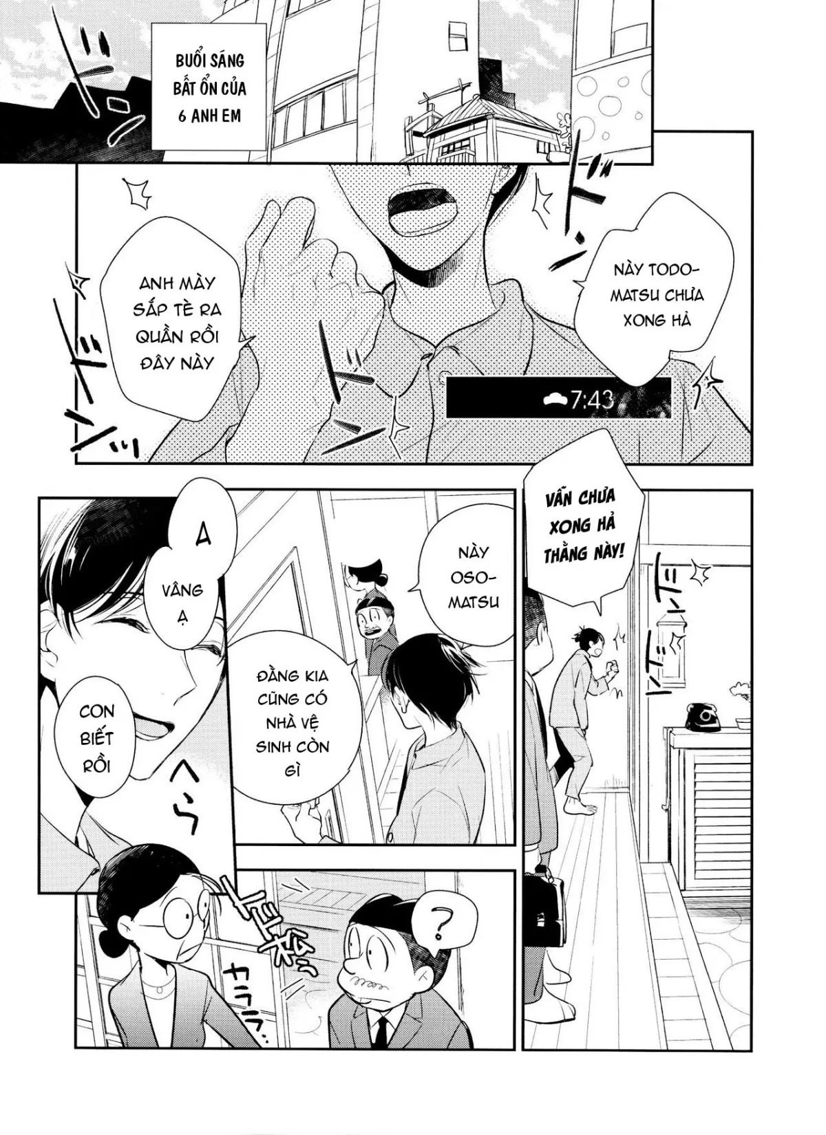 HentaiVN.net - Ảnh 5 - Sex ở gia đình Matsuno! [Matsuno-ka de Shiyou] - Chap 1