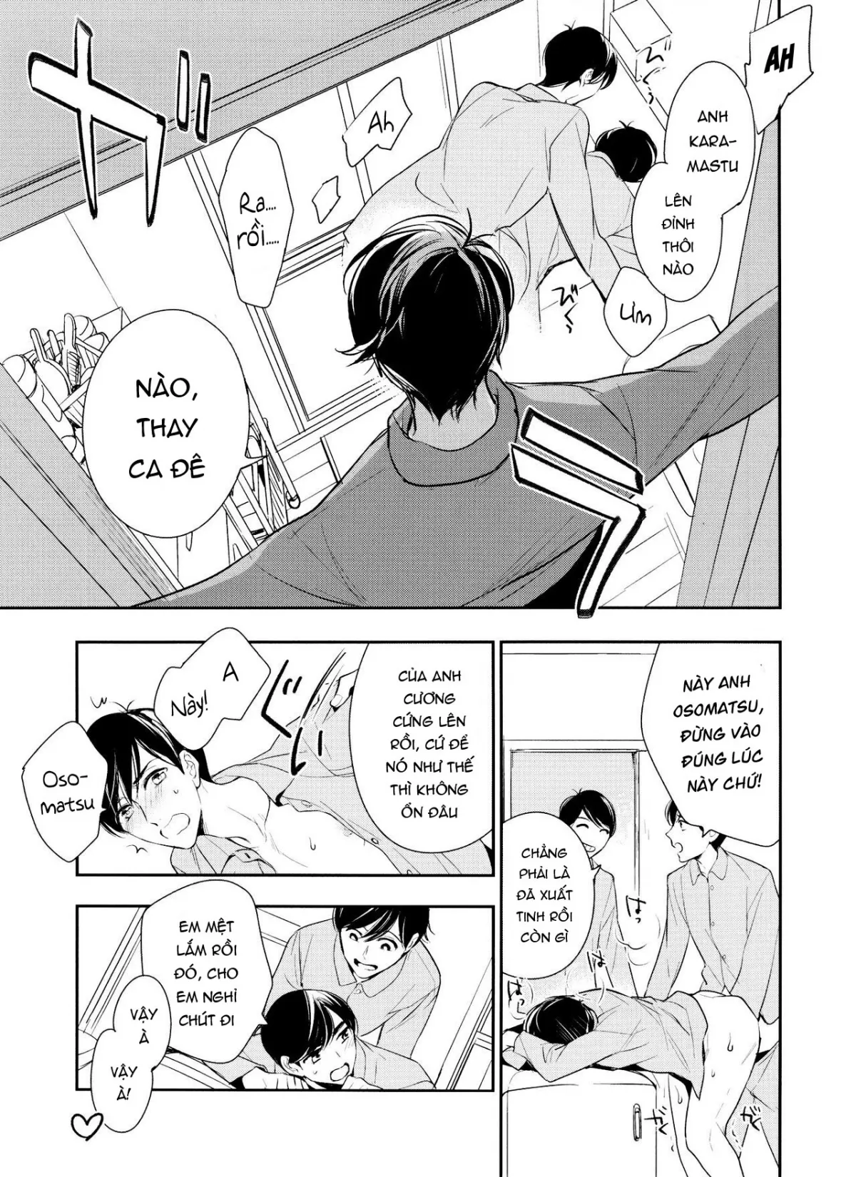 HentaiVN.net - Ảnh 9 - Sex ở gia đình Matsuno! [Matsuno-ka de Shiyou] - Chap 1