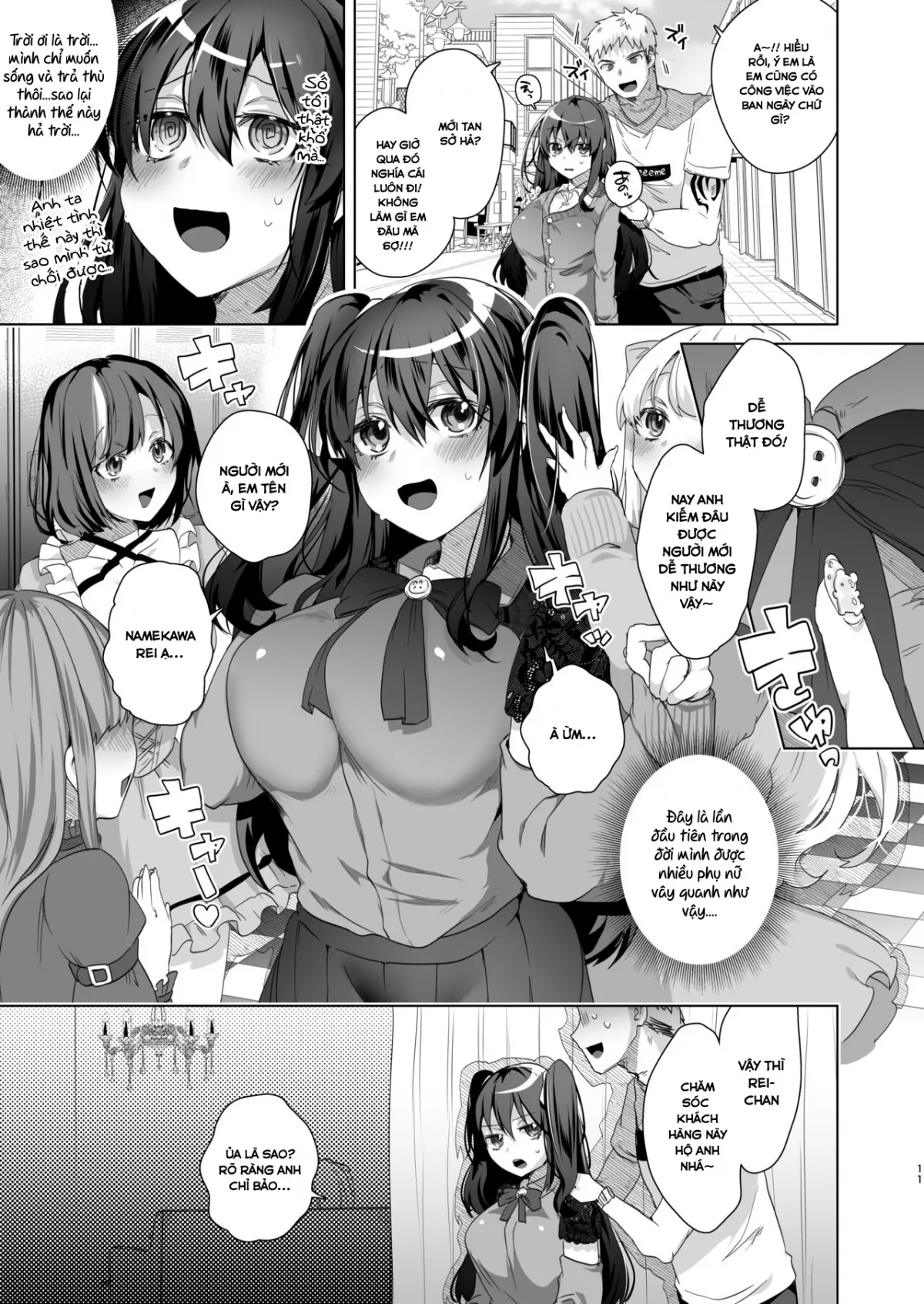 HentaiVN.net - Ảnh 10 - Trở thành con gái và trả thù 2 [TS Fukushuu Revenge 2] - Oneshot